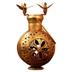 IRON BIRD LANTERN Small CANDLE HOLDER