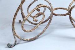 Iron Bistro Table, France, circa 1910