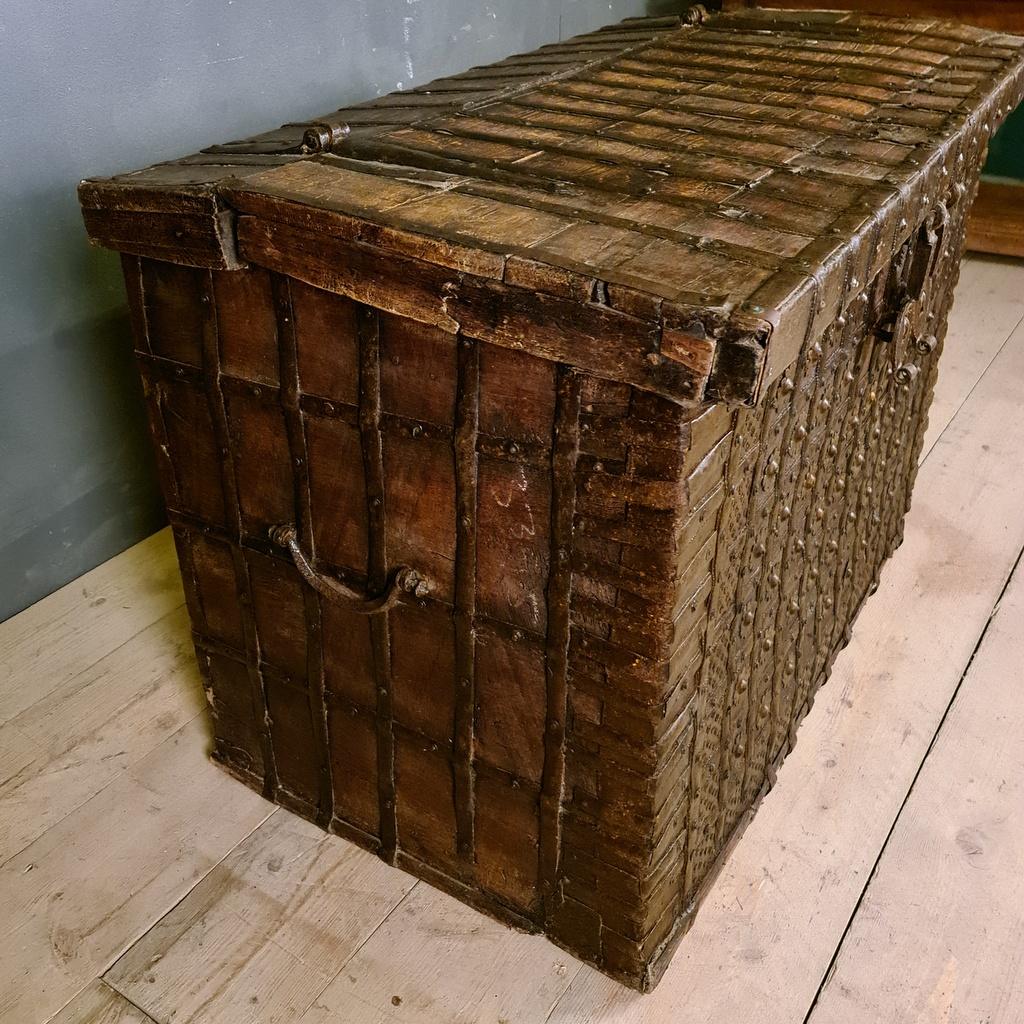 Iron Bound Coffer For Sale 1