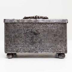 Iron Cassette with Keys and chased Decor, Nuremberg around 1580