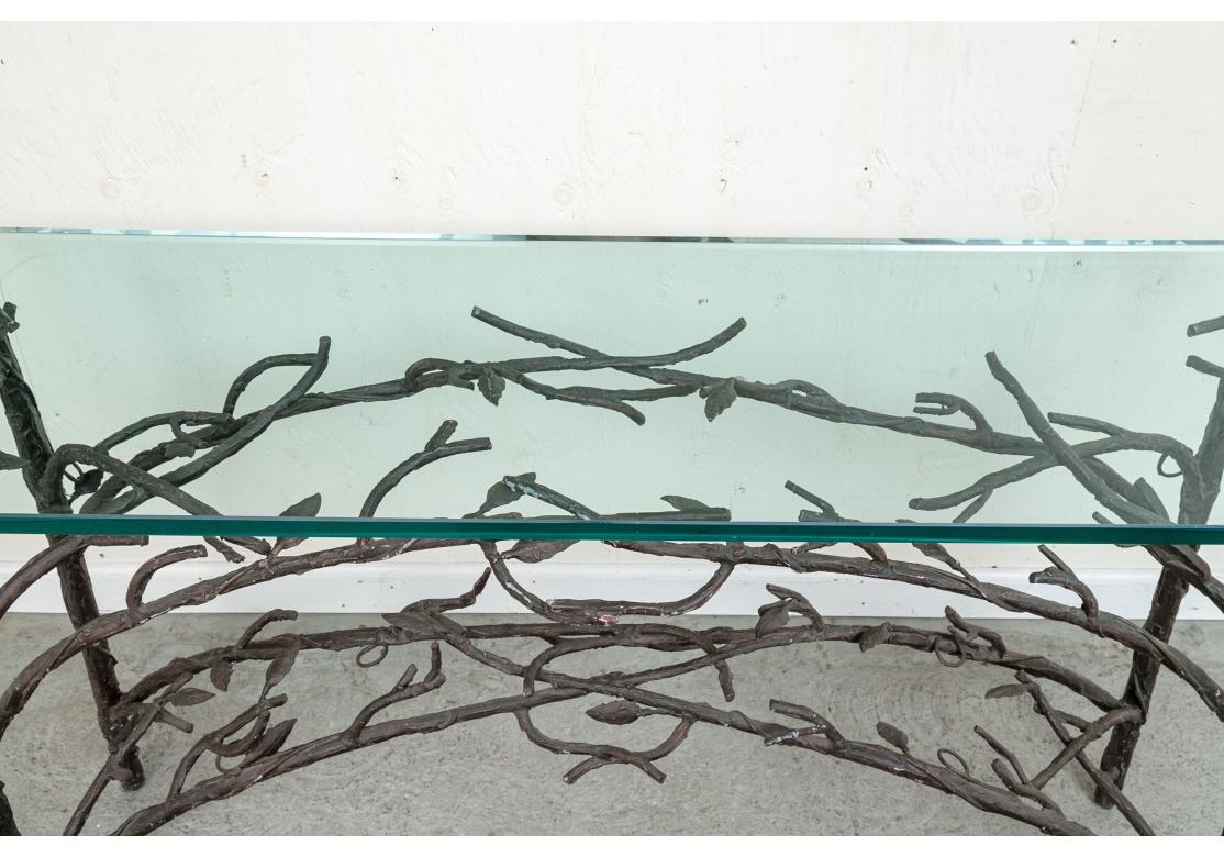 Table console à branches en fer d'après Diego Giacometti en vente 10