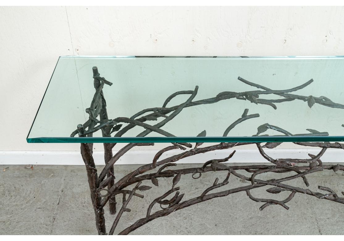 Table console à branches en fer d'après Diego Giacometti en vente 1