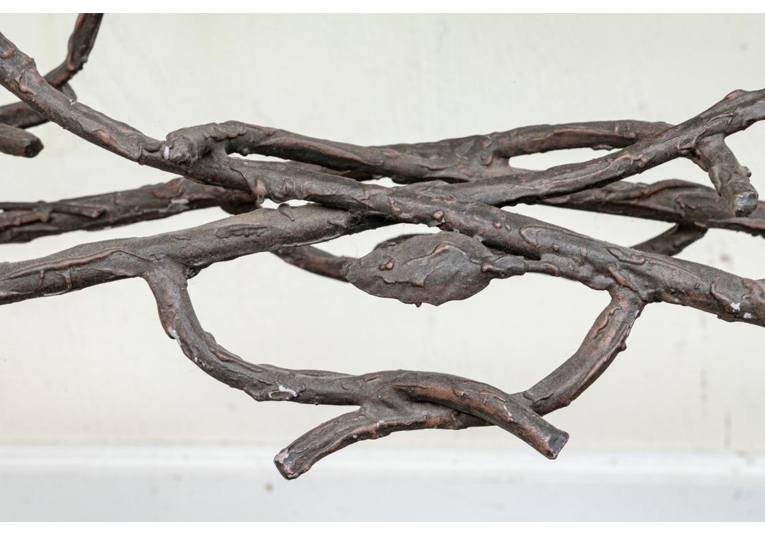 Iron Branch Console Table After Diego Giacometti For Sale 3