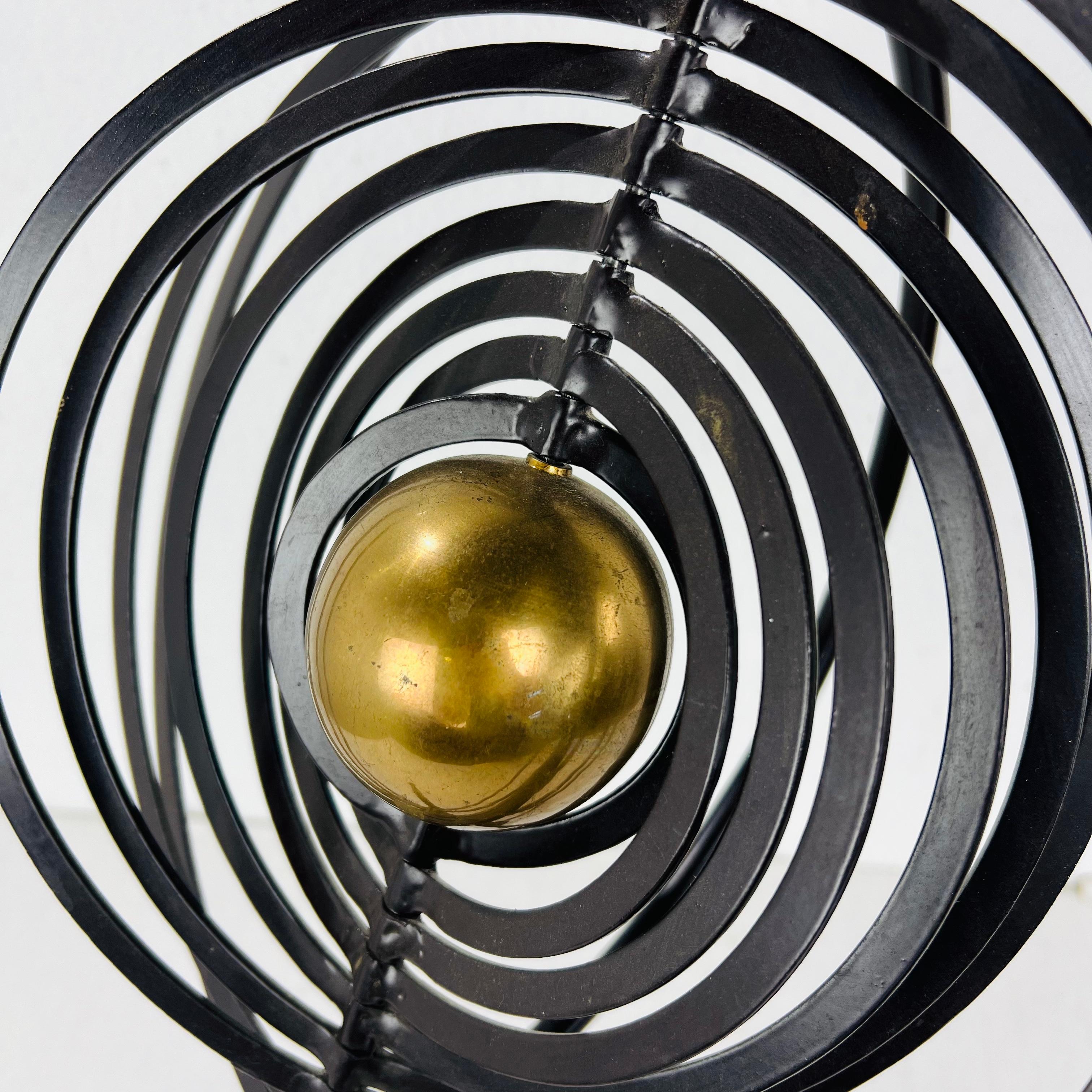 Iron & Brass Armillary Sphere In Good Condition In Dallas, TX