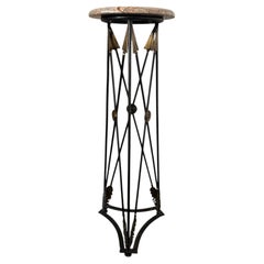 Iron, Bronze, Granite Neoclasical Pedistals, Great Scale And Design.Priced /Item