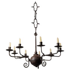 Iron Candle Chandeliers