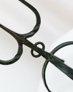 Iron Candleholder Statue Mid Century Design, 1970s