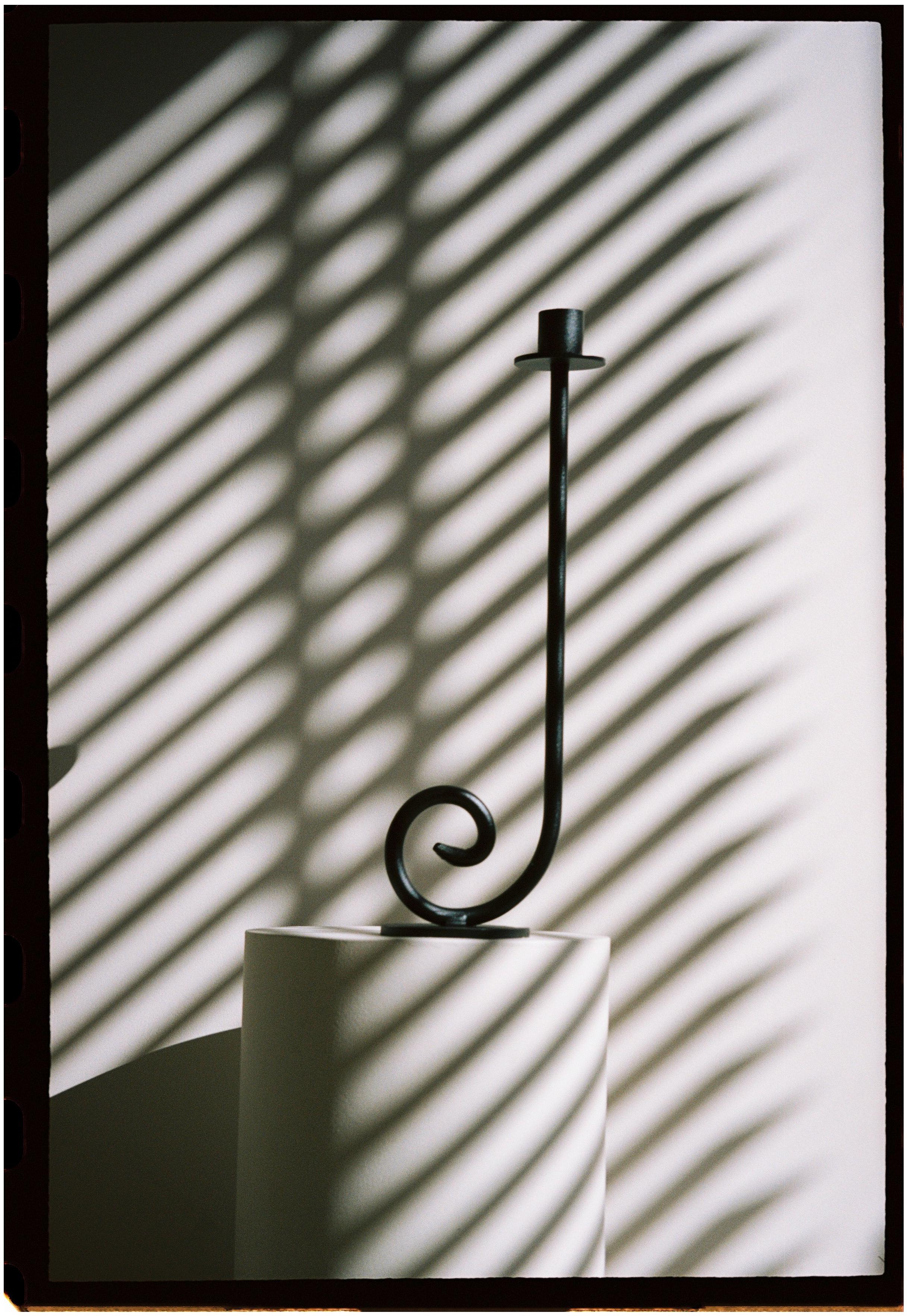 This collection is a series of unique, one of a kind and entirely handmade iron candleholders. Drawing inspiration from Middle Ages ironwork found in churches, this collection merges historical essence with a contemporary twist. 

Rituals hold