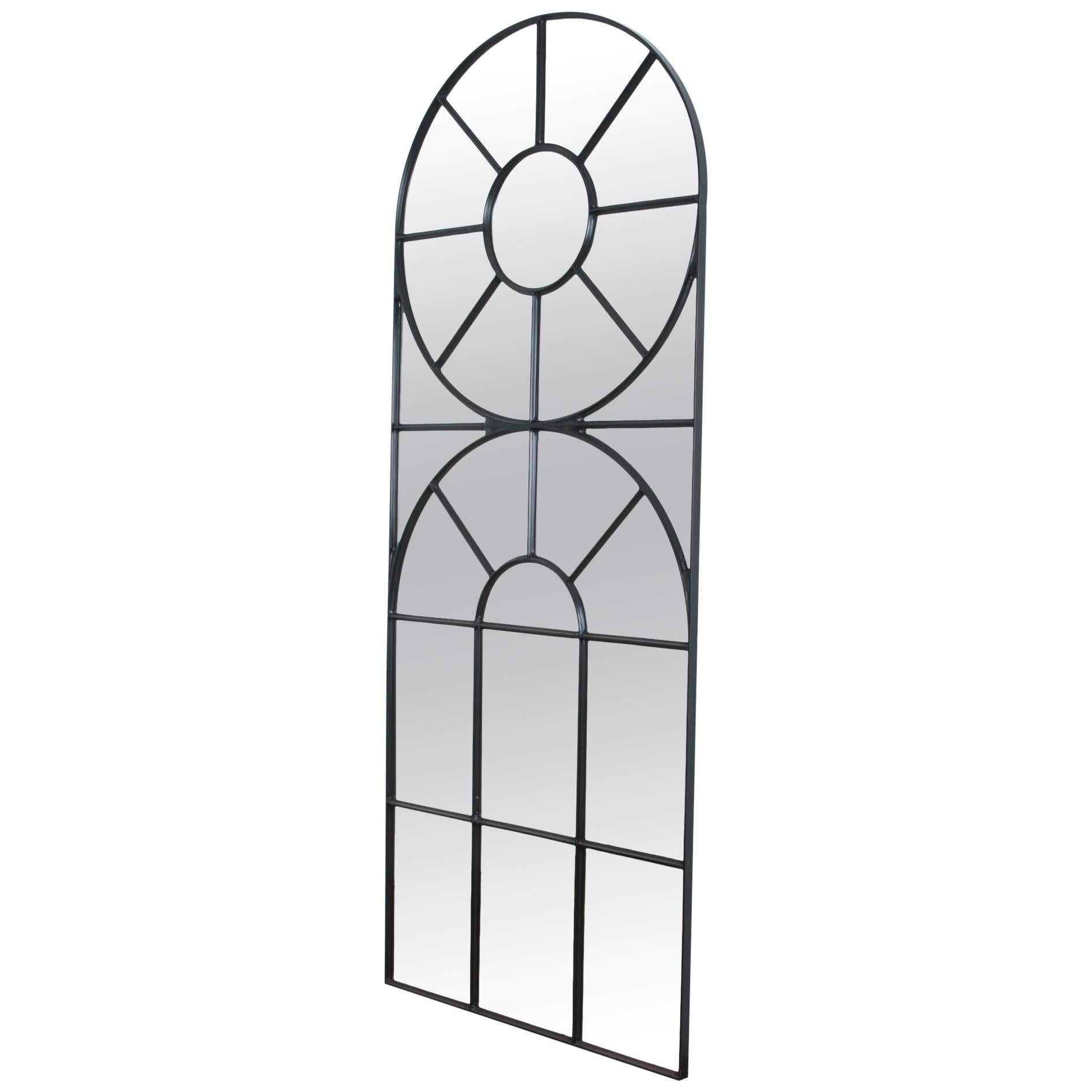 Iron Cathedral Window Mirror at 1stDibs cathedral floor mirror