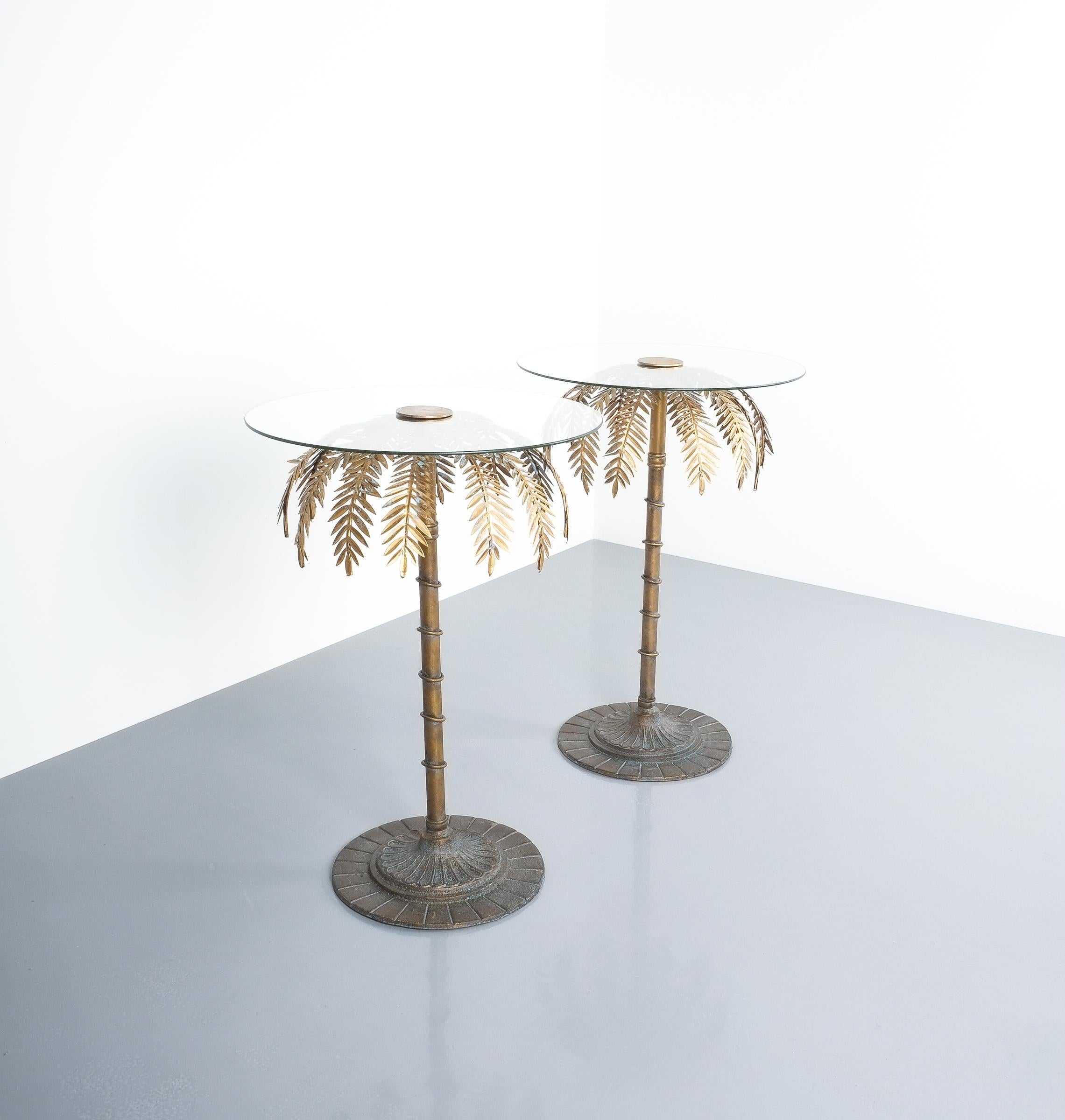 palm tree side table