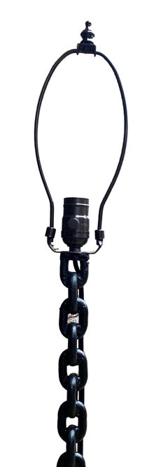 Iron Chain Link Floor Lamp