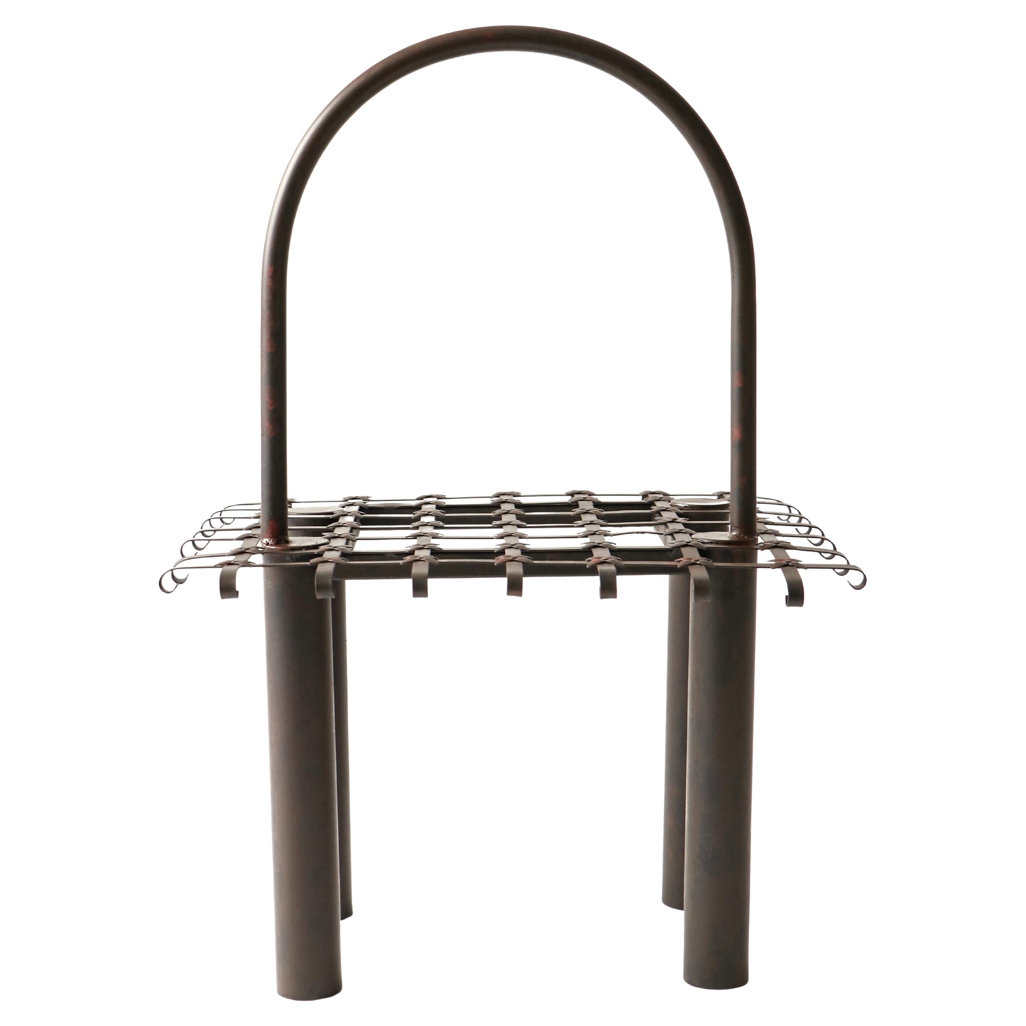Iron Chair Brown
