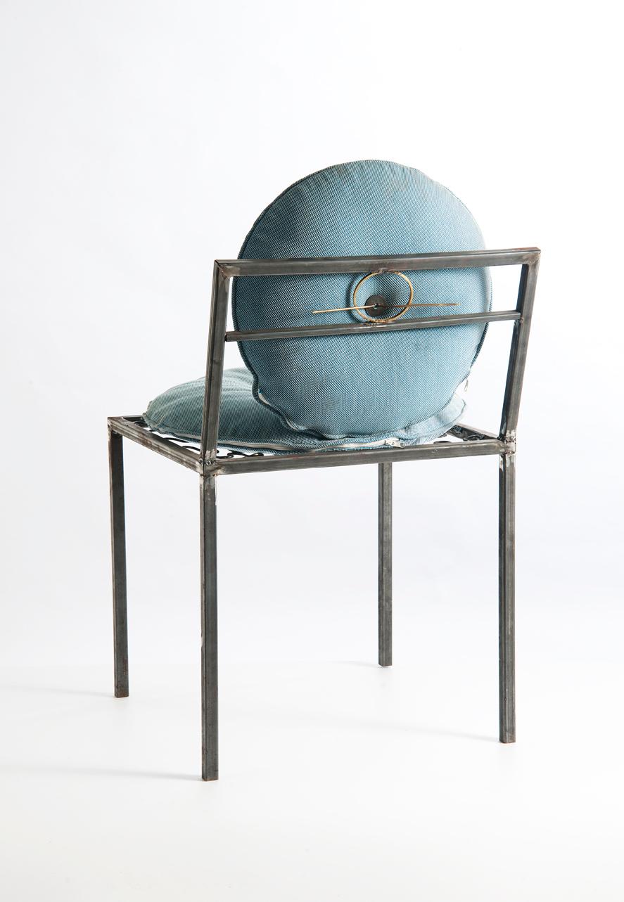 Modern Iron Chair by Sema Topaloglu