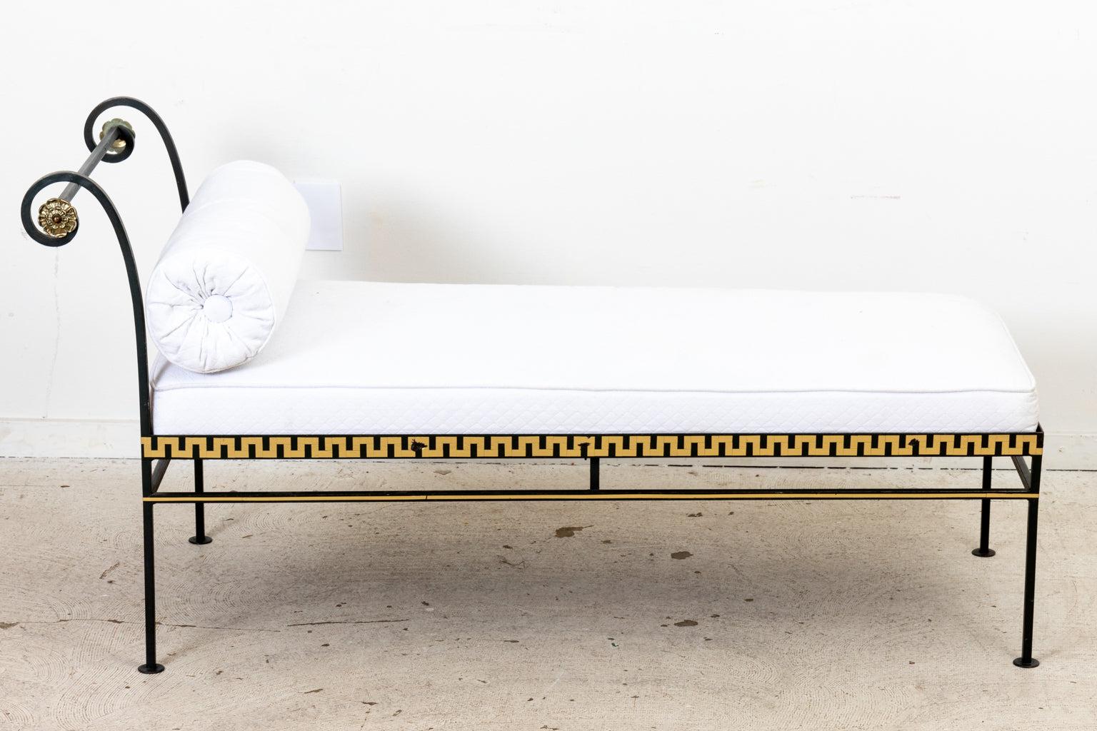 Iron Chaise For Sale at 1stDibs