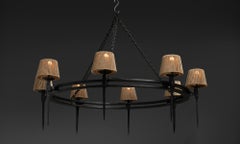 Iron Chandelier, England 1950