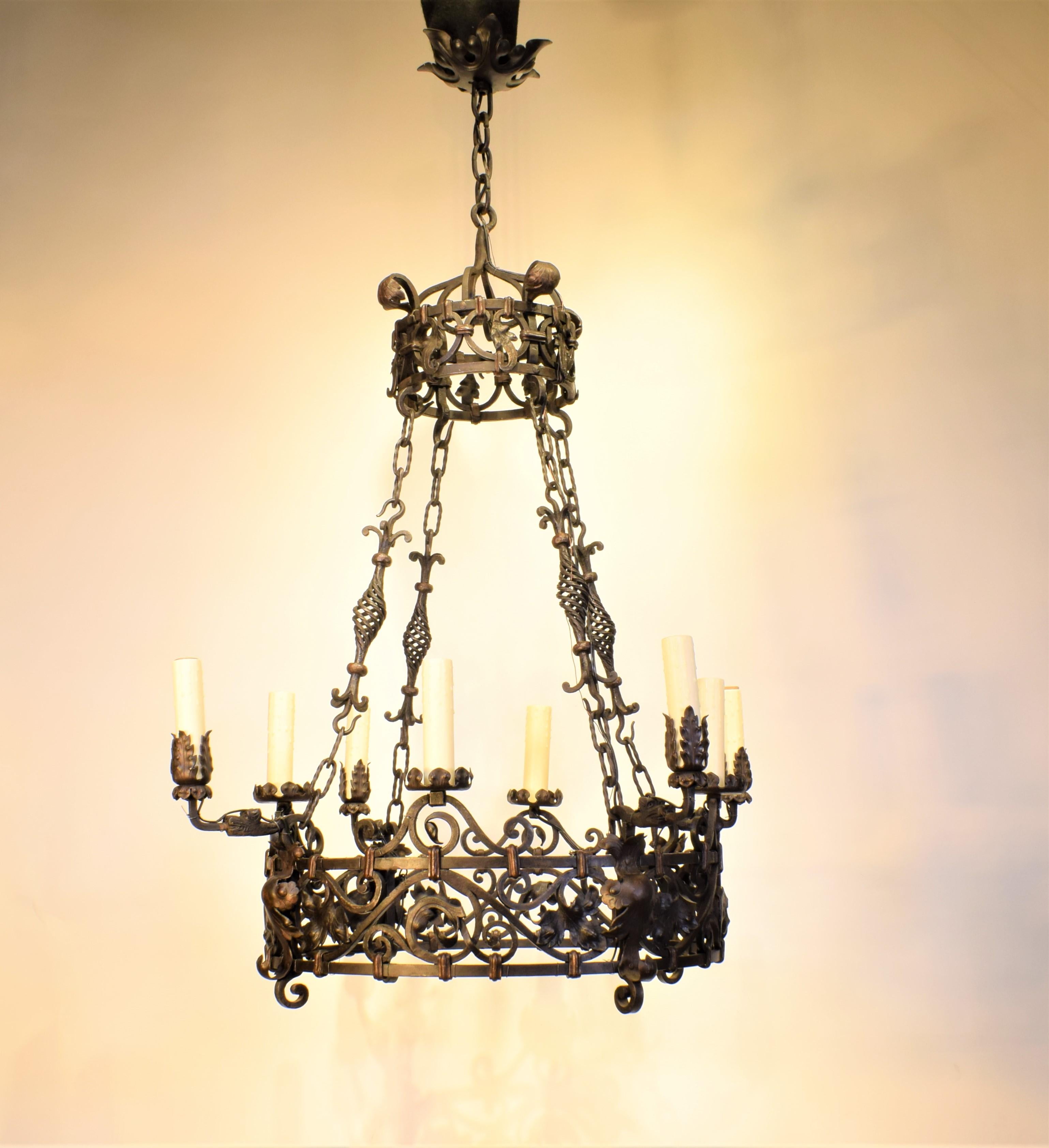 Iron Chandelier For Sale 3