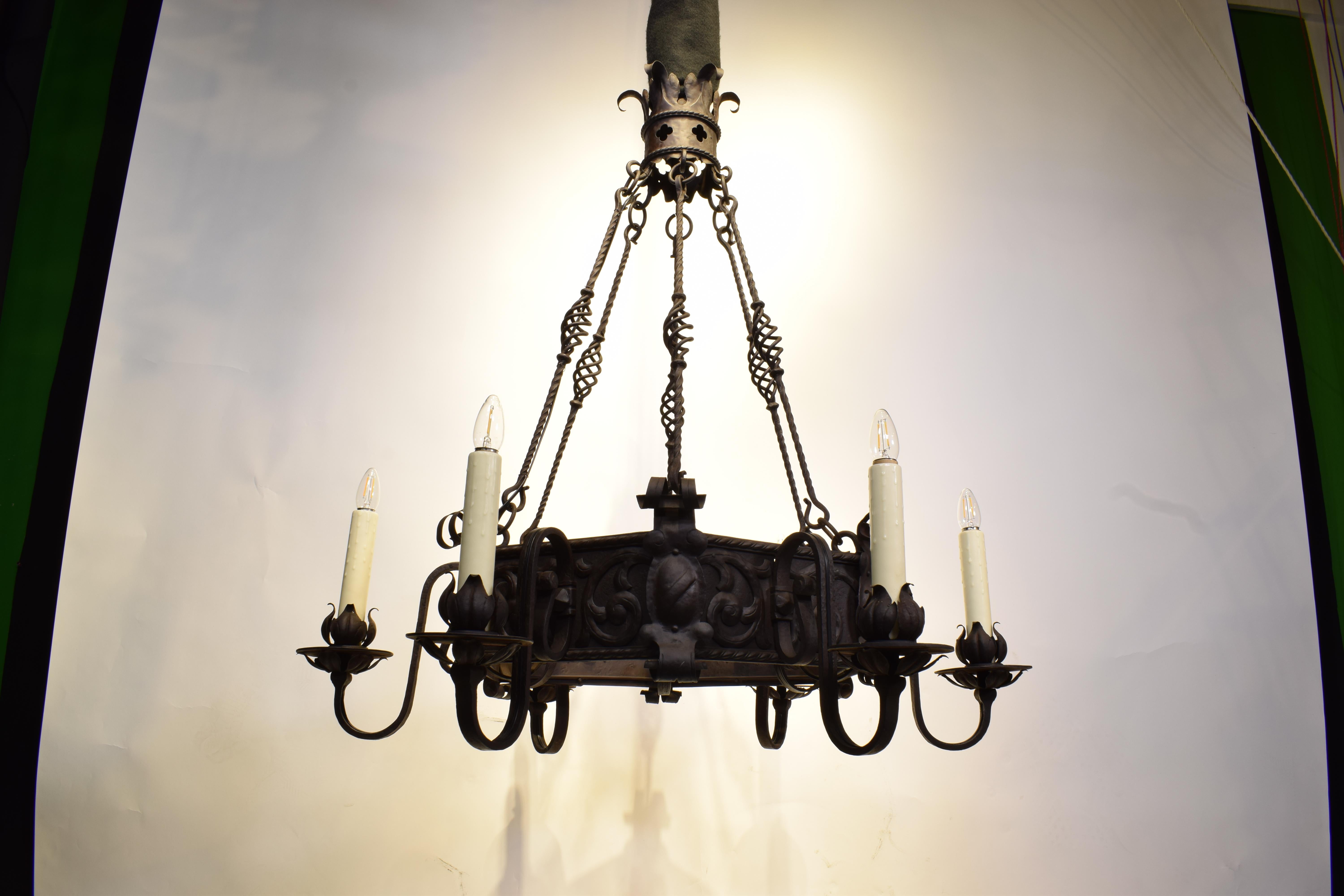 Iron Chandelier For Sale 5