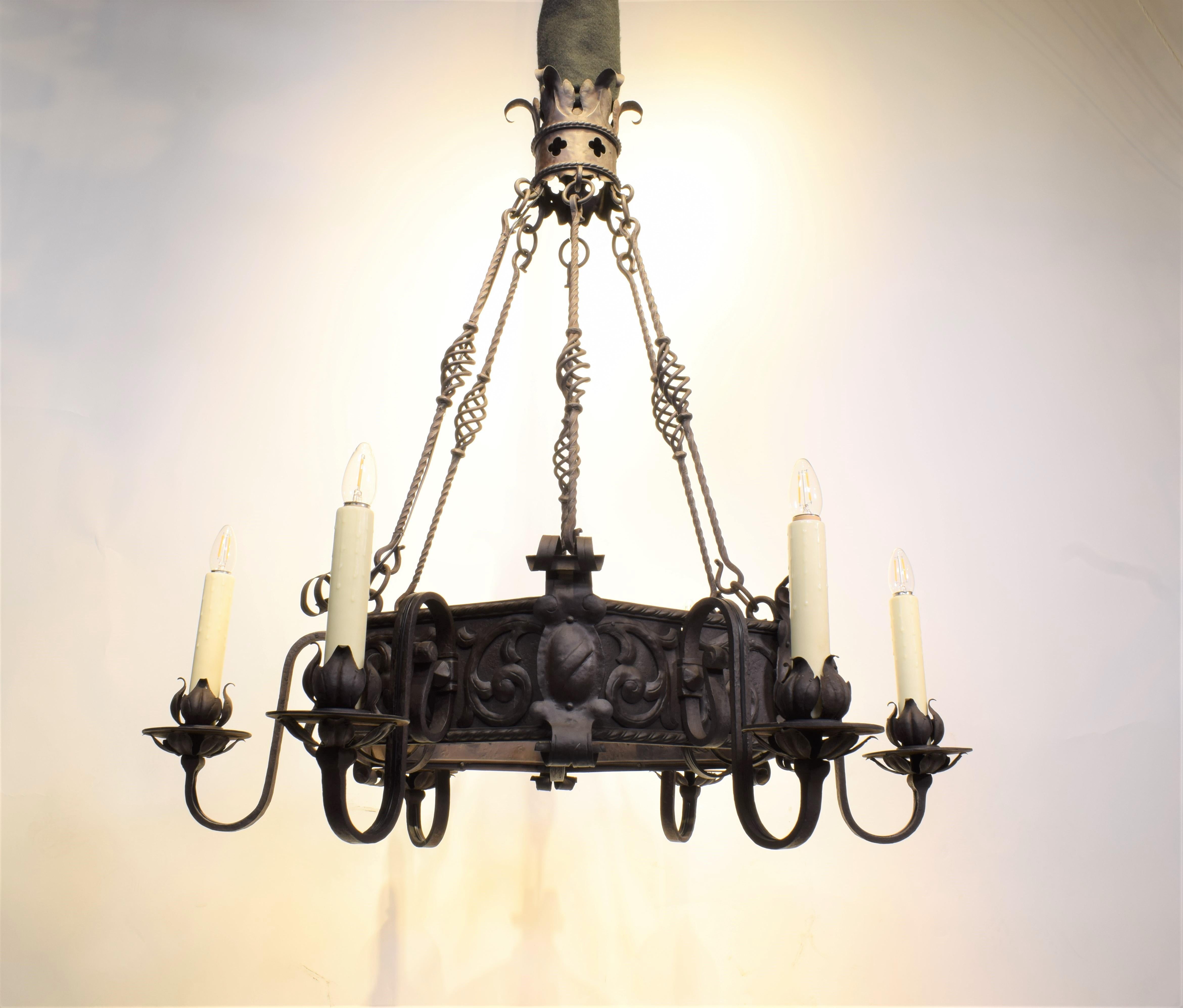 Iron Chandelier For Sale 6