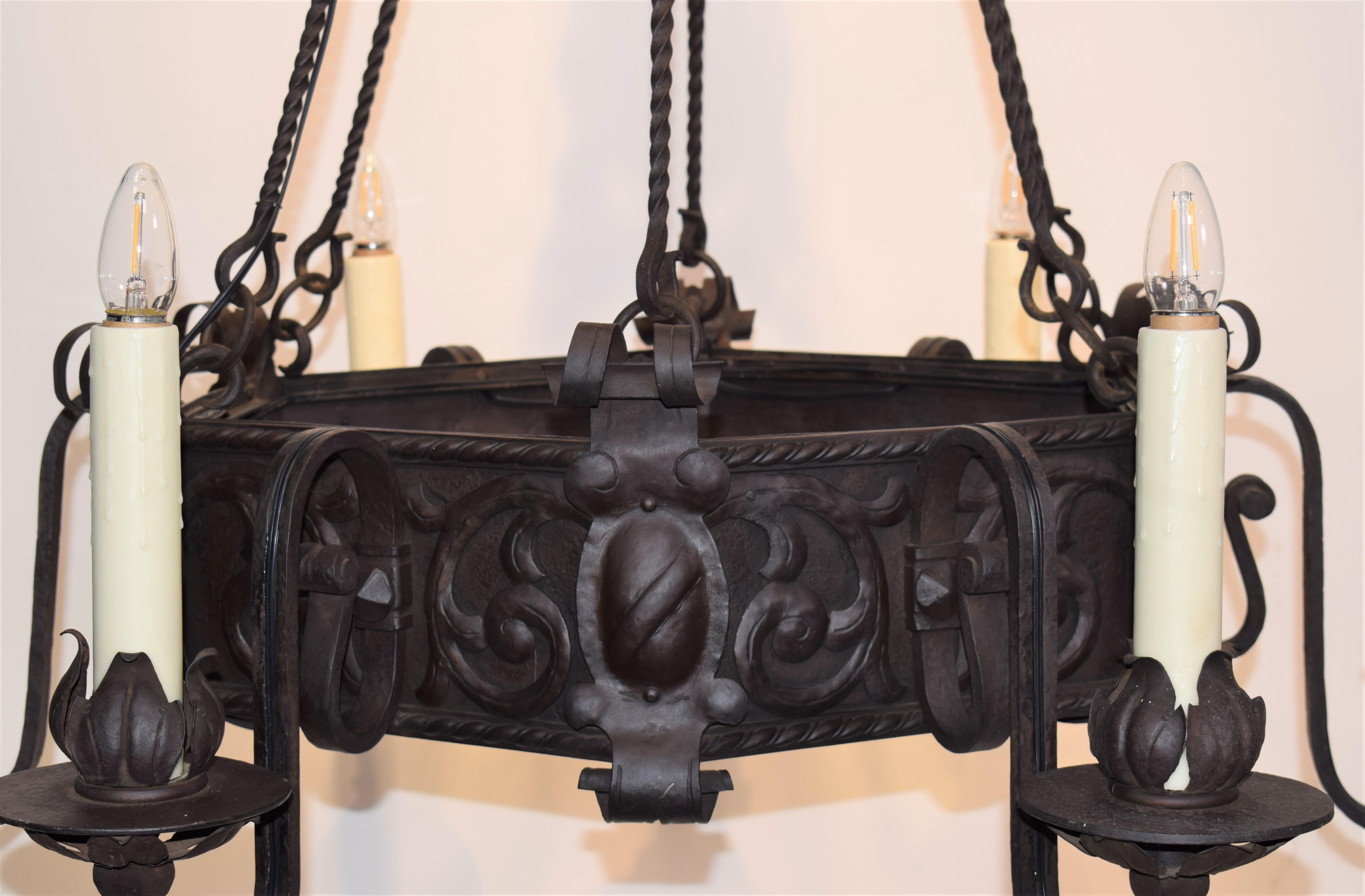 Iron Chandelier For Sale 10