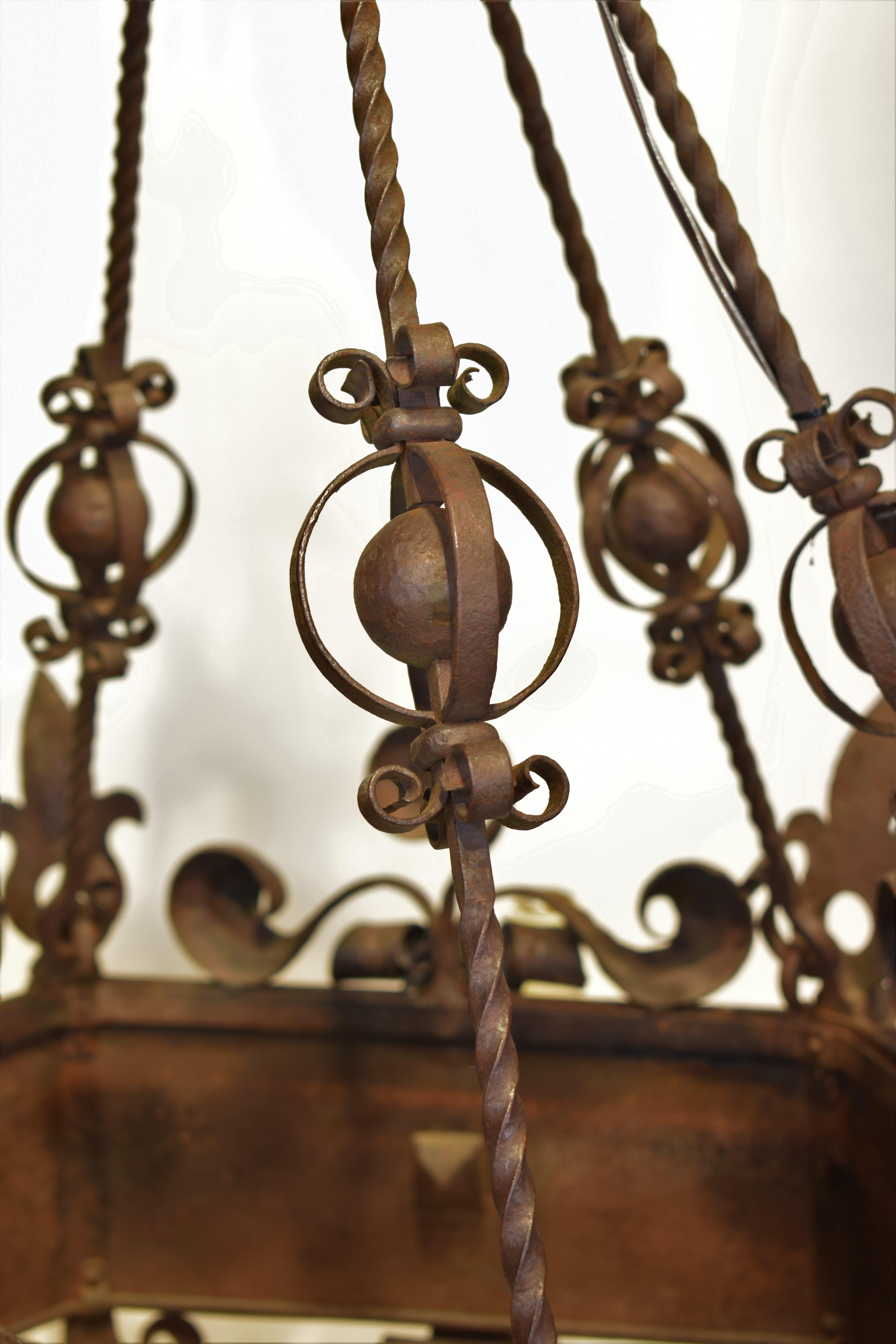 Iron Chandelier For Sale 9