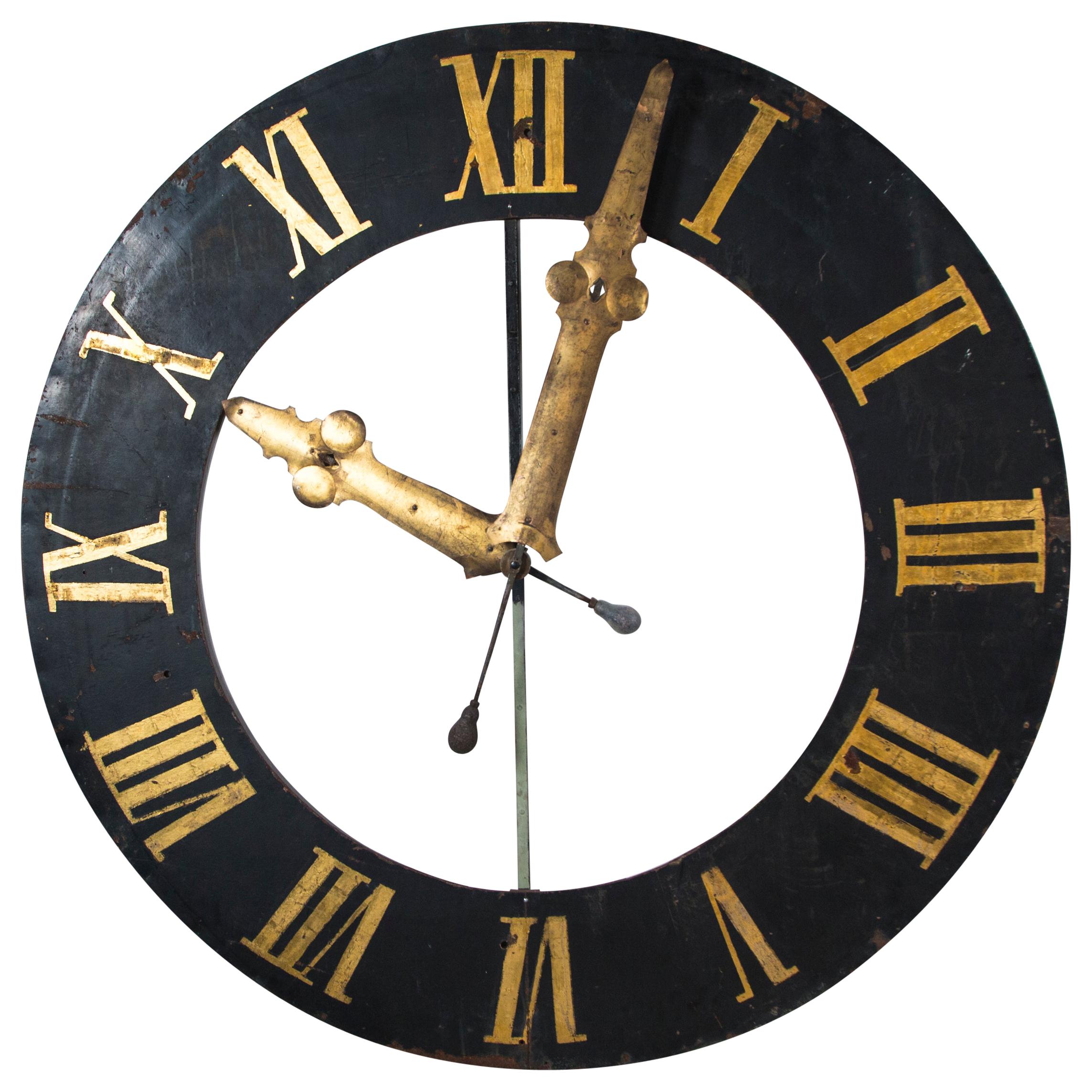 Iron Clock Face For Sale