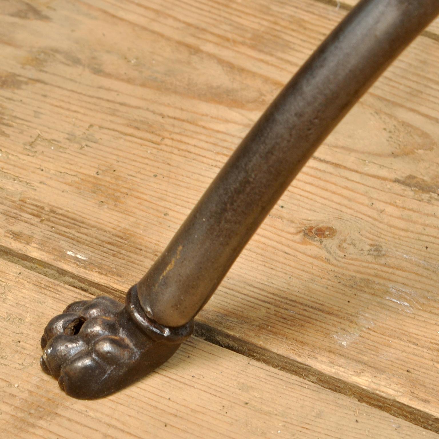 Iron Coatrack with Umbrella Stand, Circa 1920 3