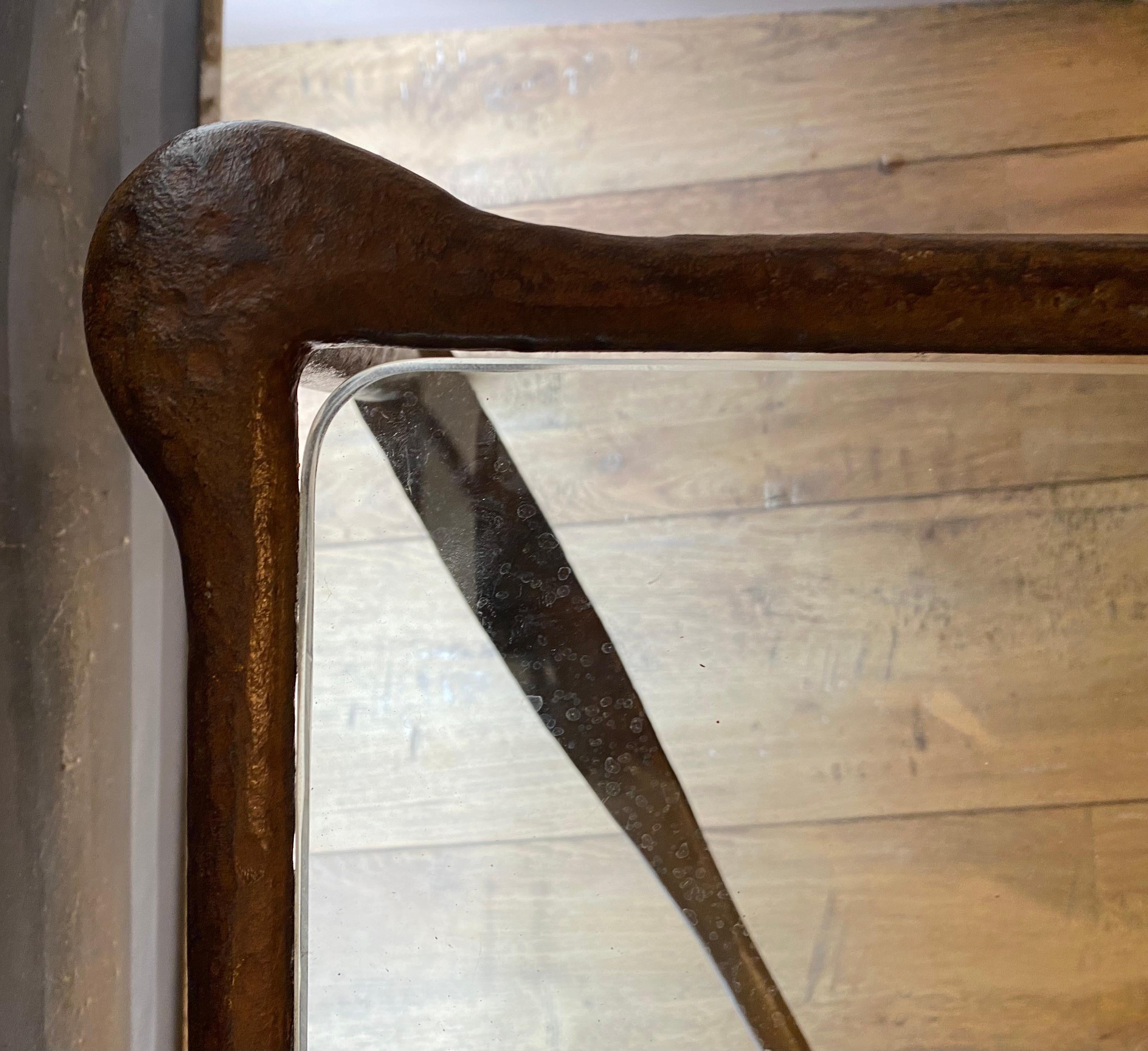 Iron coffee table, Giacometti style, 20th 11