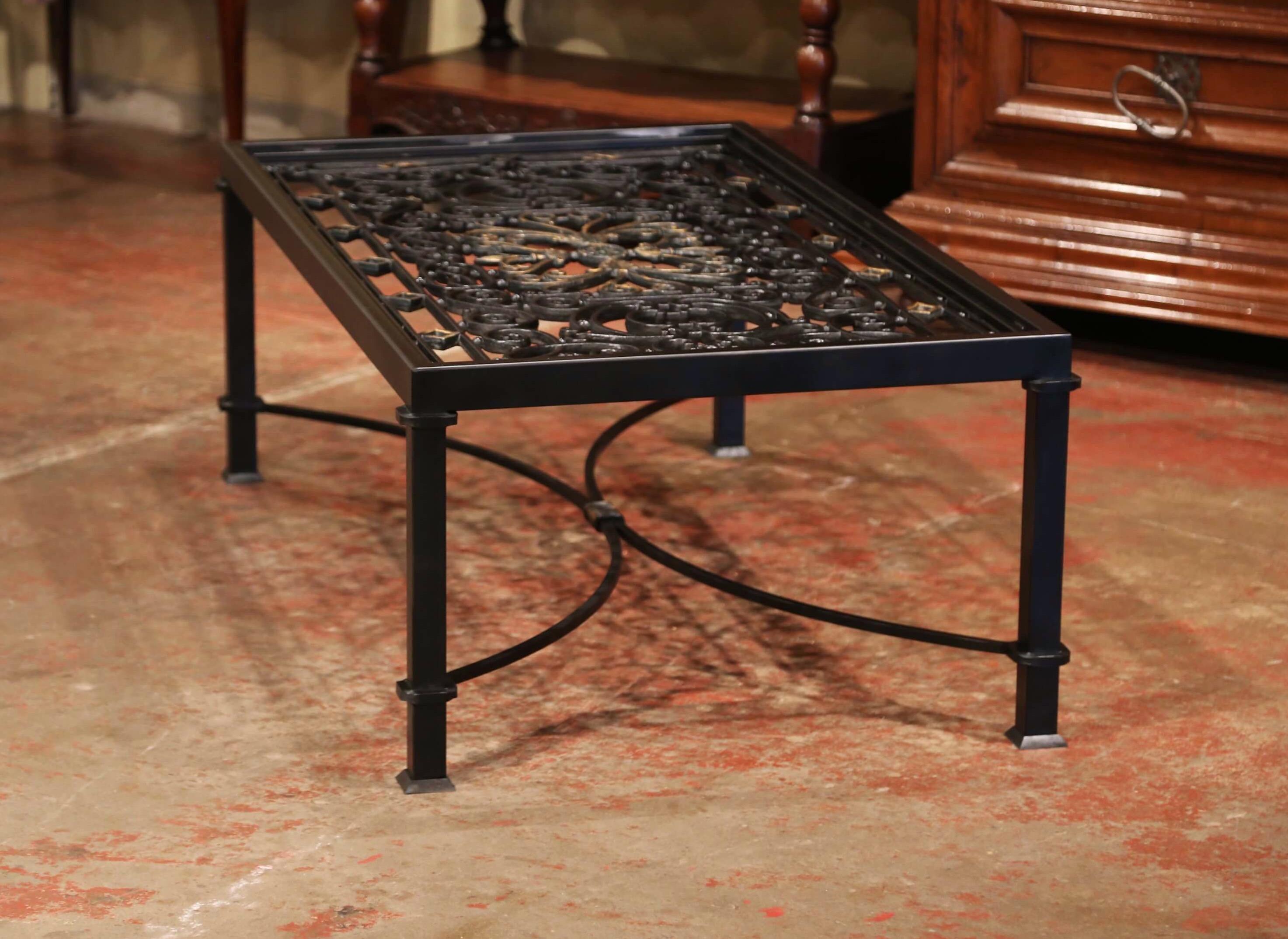 table made of iron