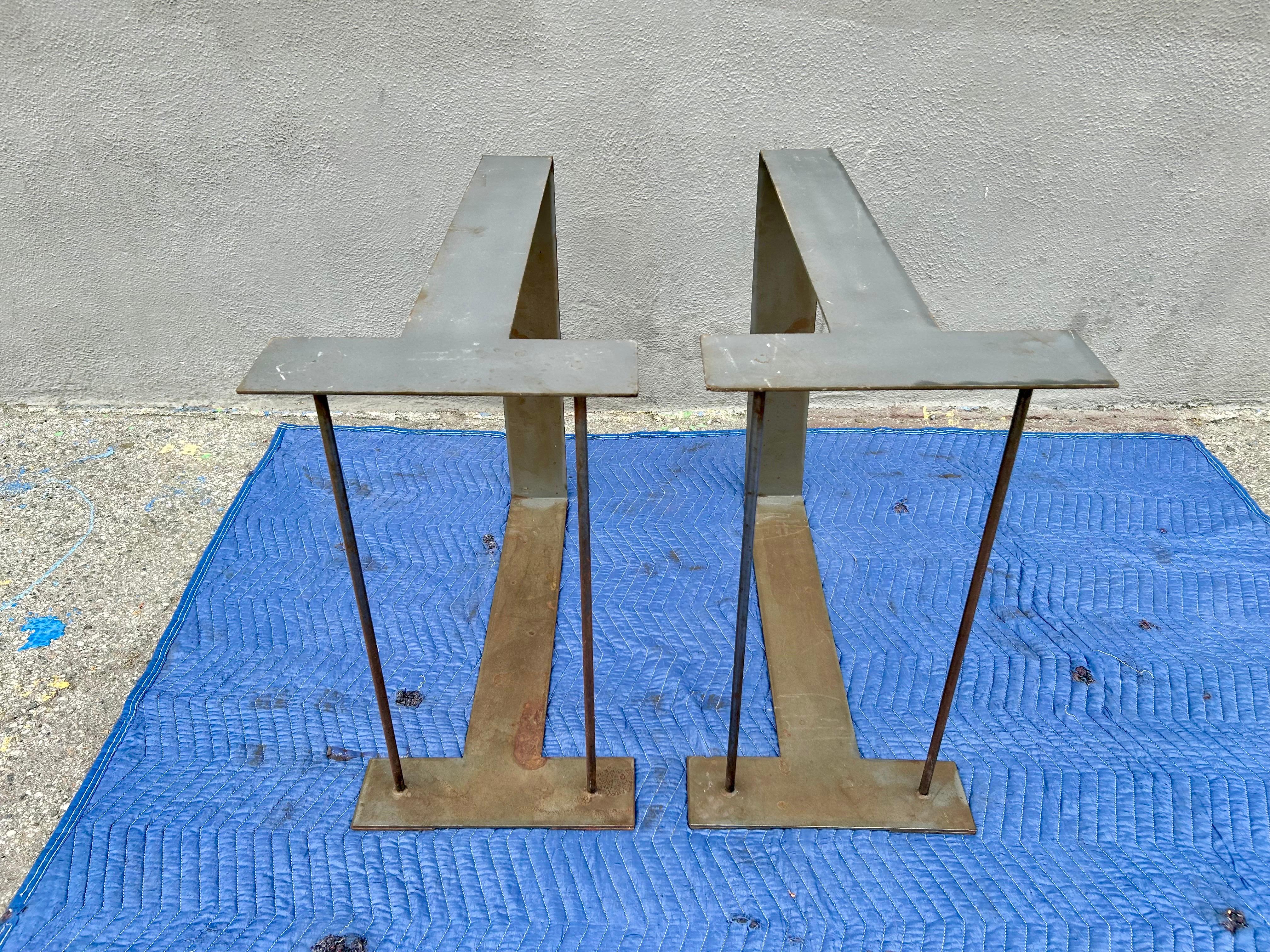 Iron Table Bases for Console, Desk or Dining after Pierre Chareau 2