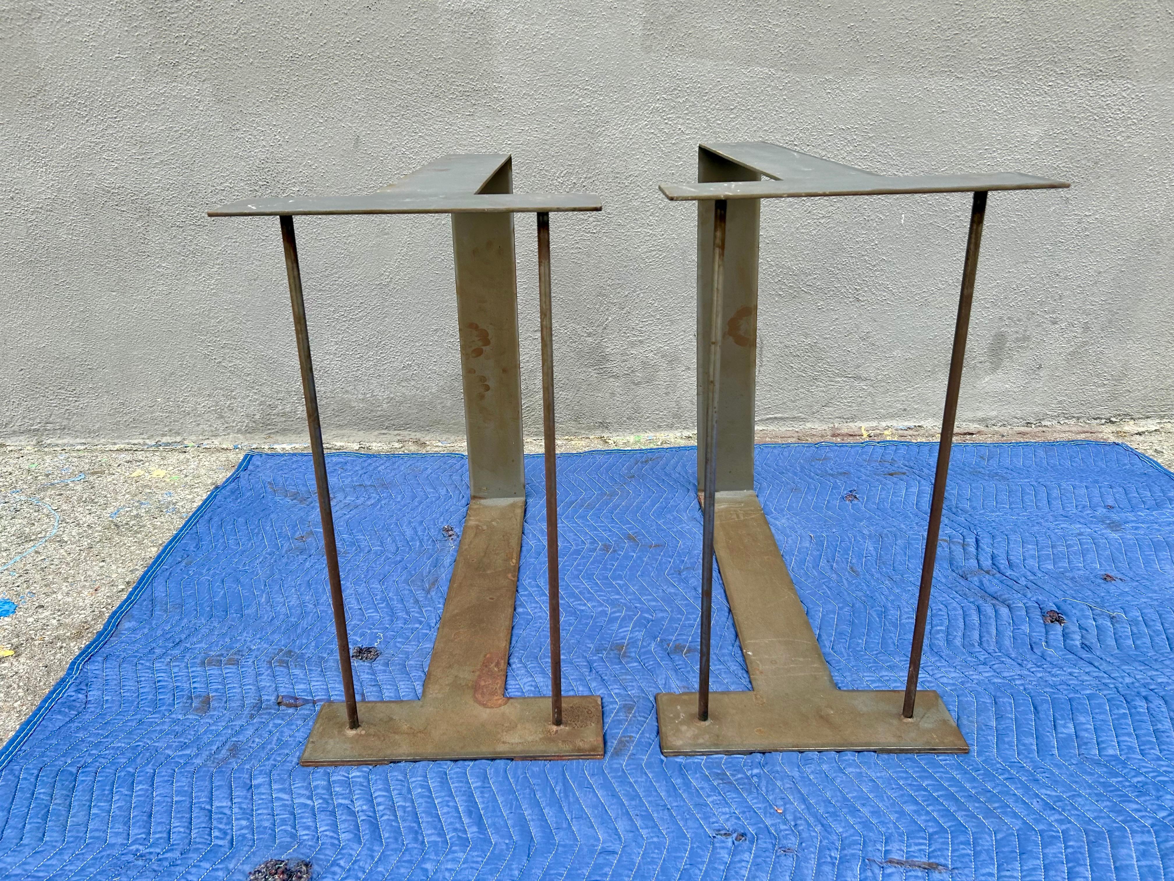 Iron Table Bases for Console, Desk or Dining after Pierre Chareau 3
