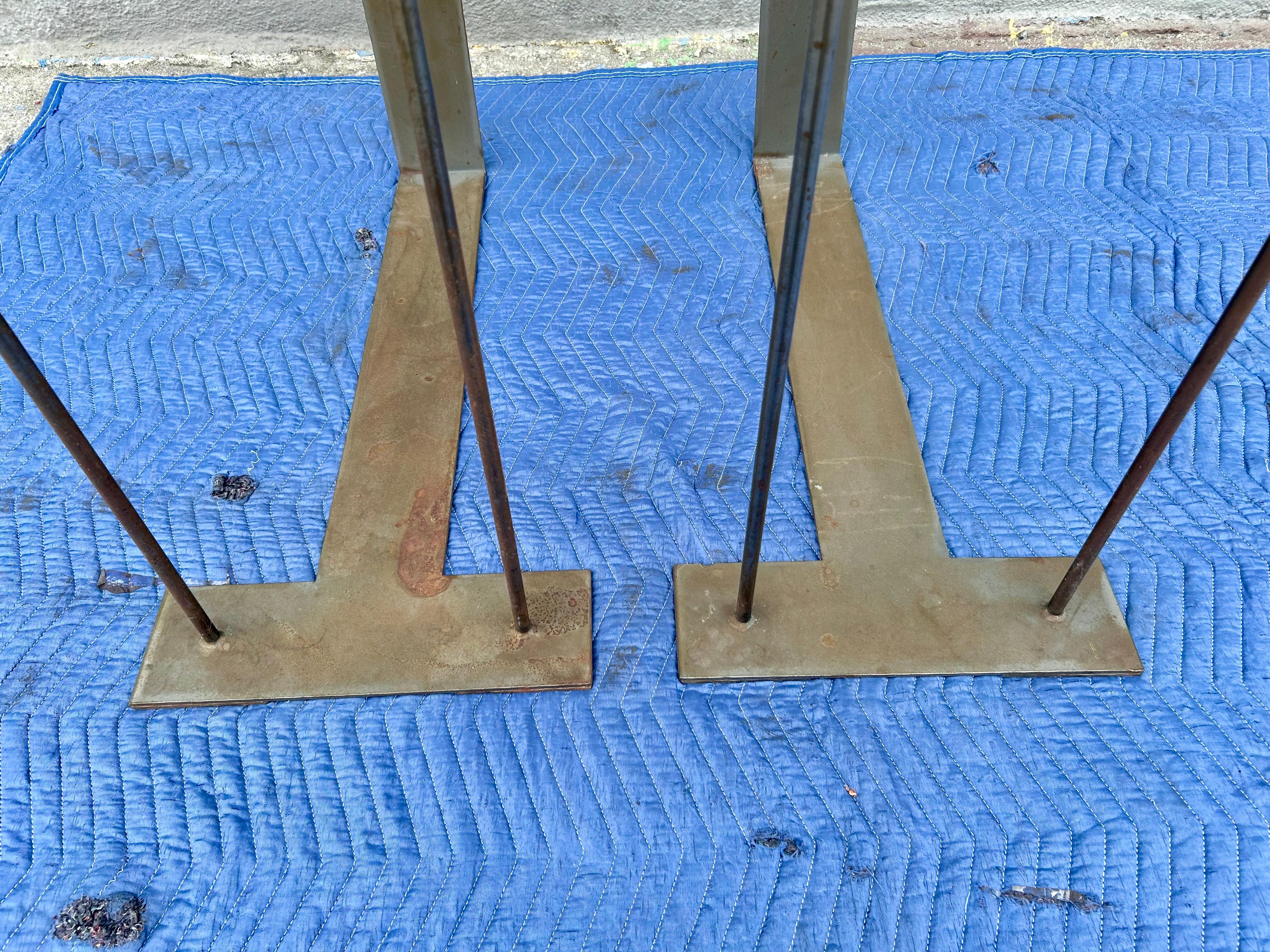 Iron Table Bases for Console, Desk or Dining after Pierre Chareau 4