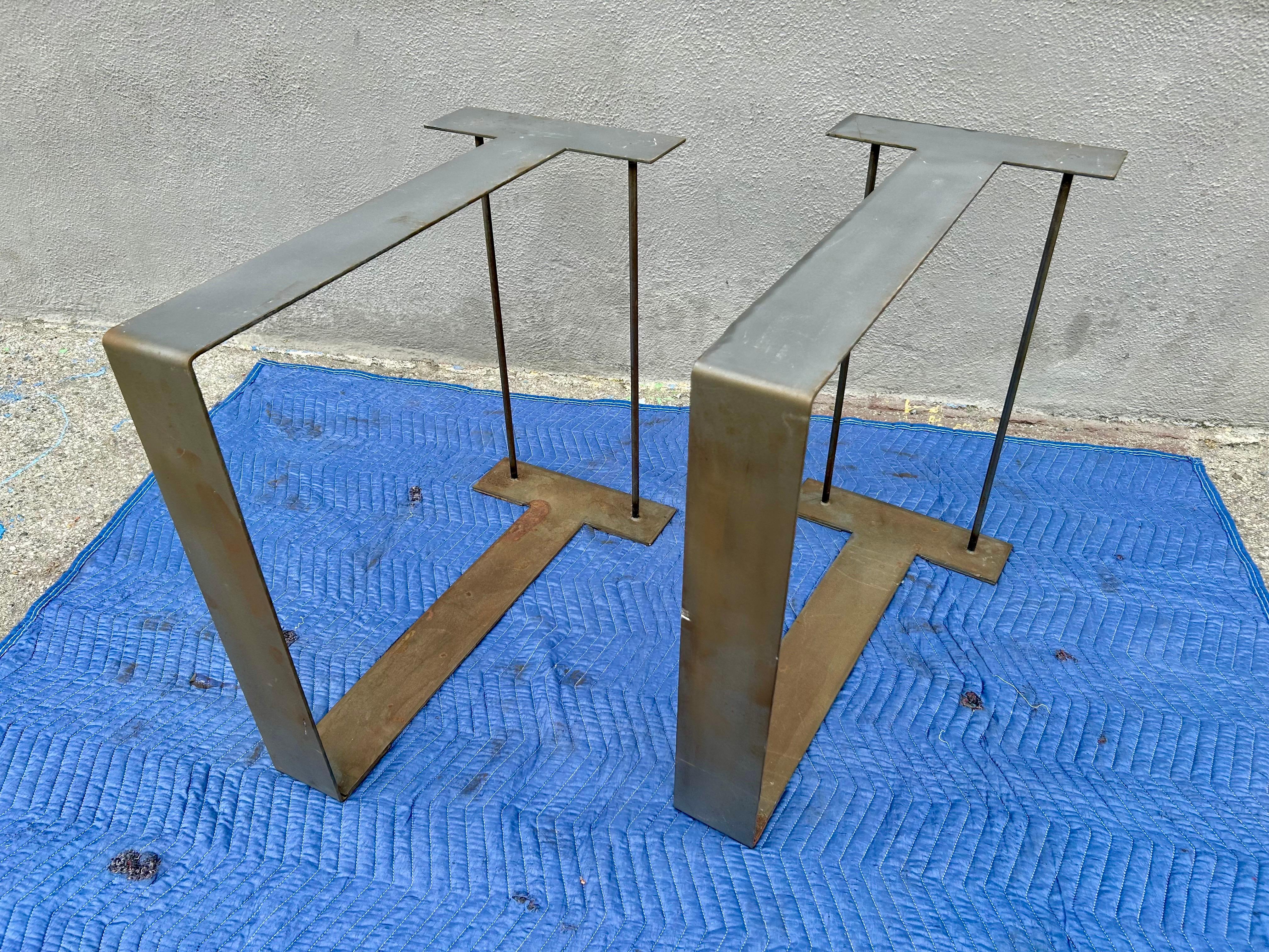Iron Table Bases for Console, Desk or Dining after Pierre Chareau 5