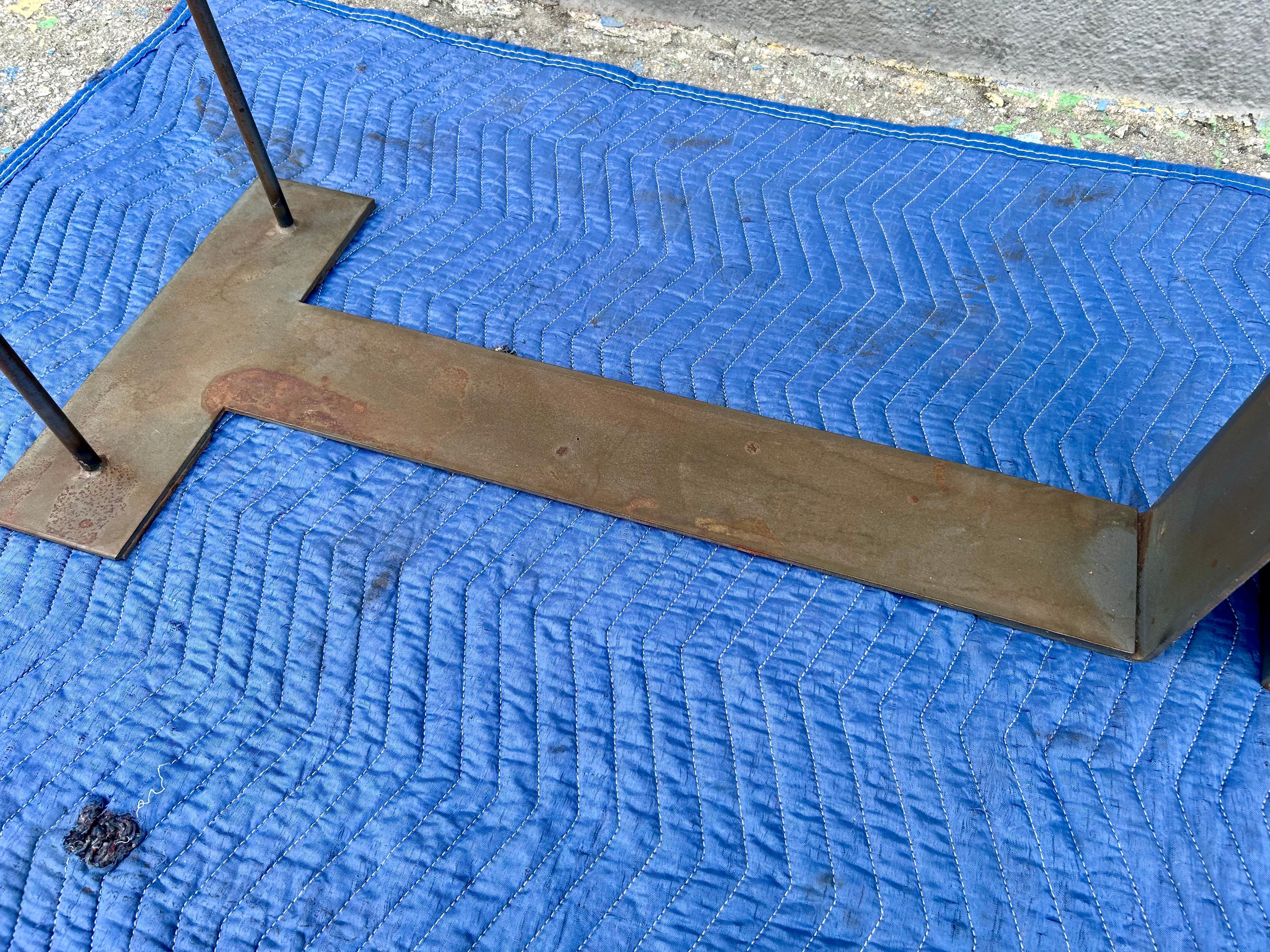 Iron Table Bases for Console, Desk or Dining after Pierre Chareau 1