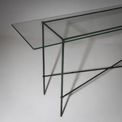 Iron Console Table, Late 20th Century