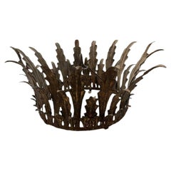 Iron Corona Chandelier