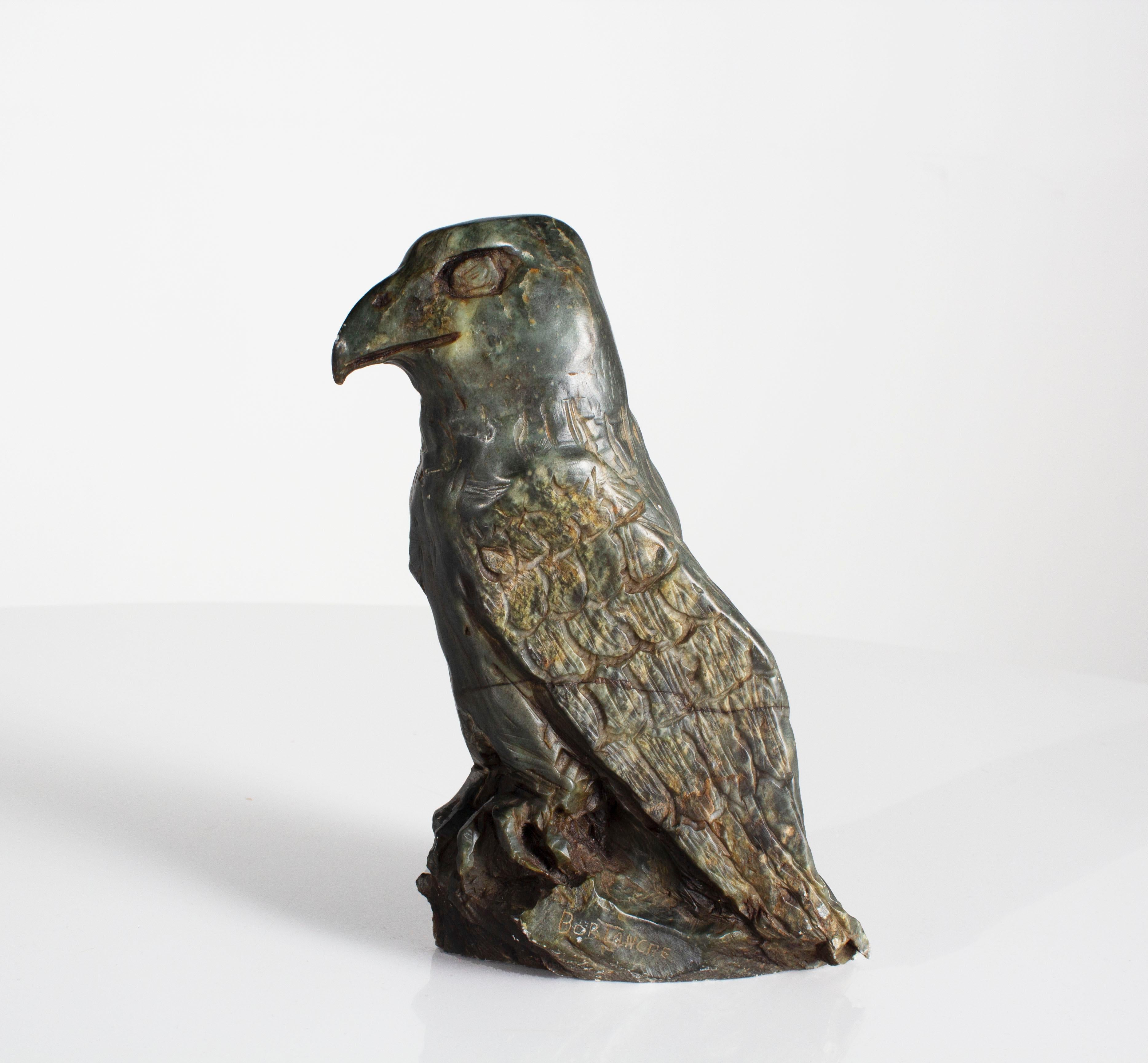American Classical Iron Crow Sculpture