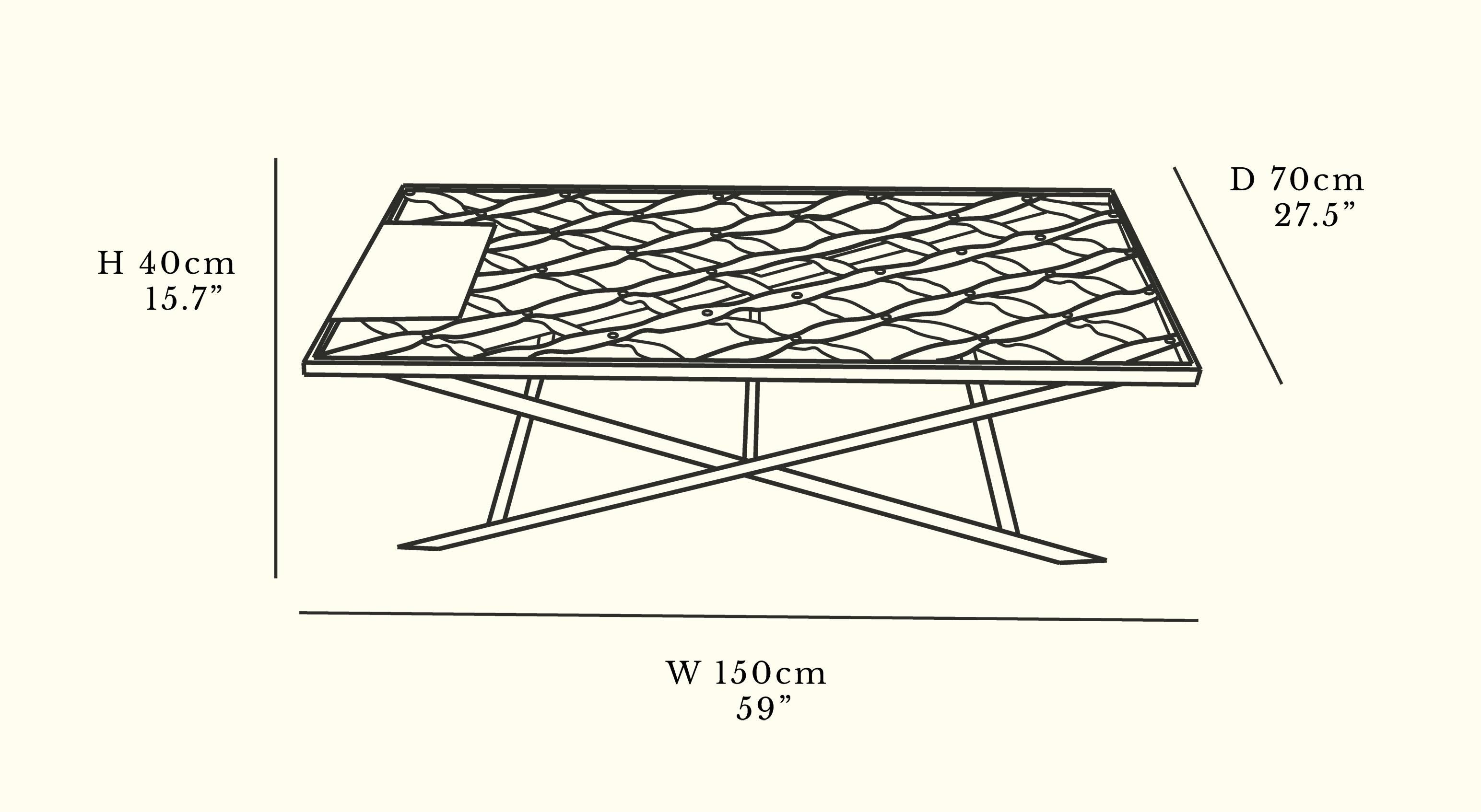 Spanish Iron Daybed Brutal Black Wrought Iron Handcrafted For Sale