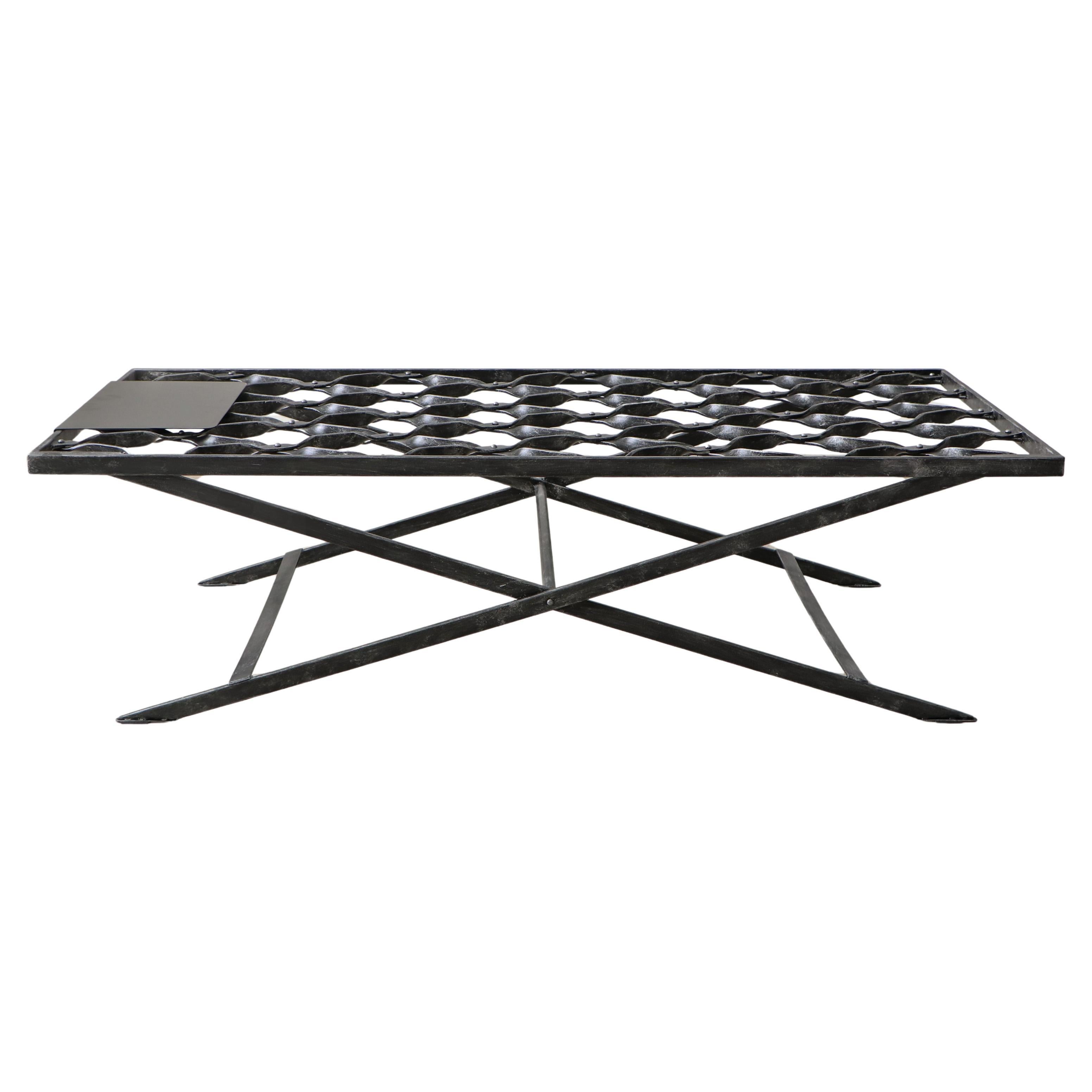 Iron Daybed Brutal Black Wrought Iron Handcrafted