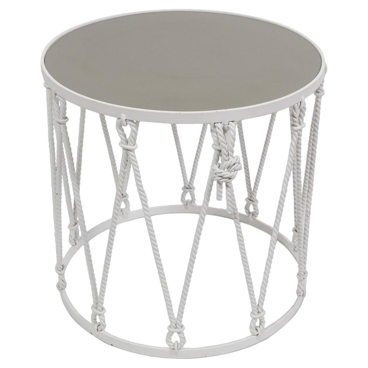 Iron Drum Table For Sale at 1stDibs