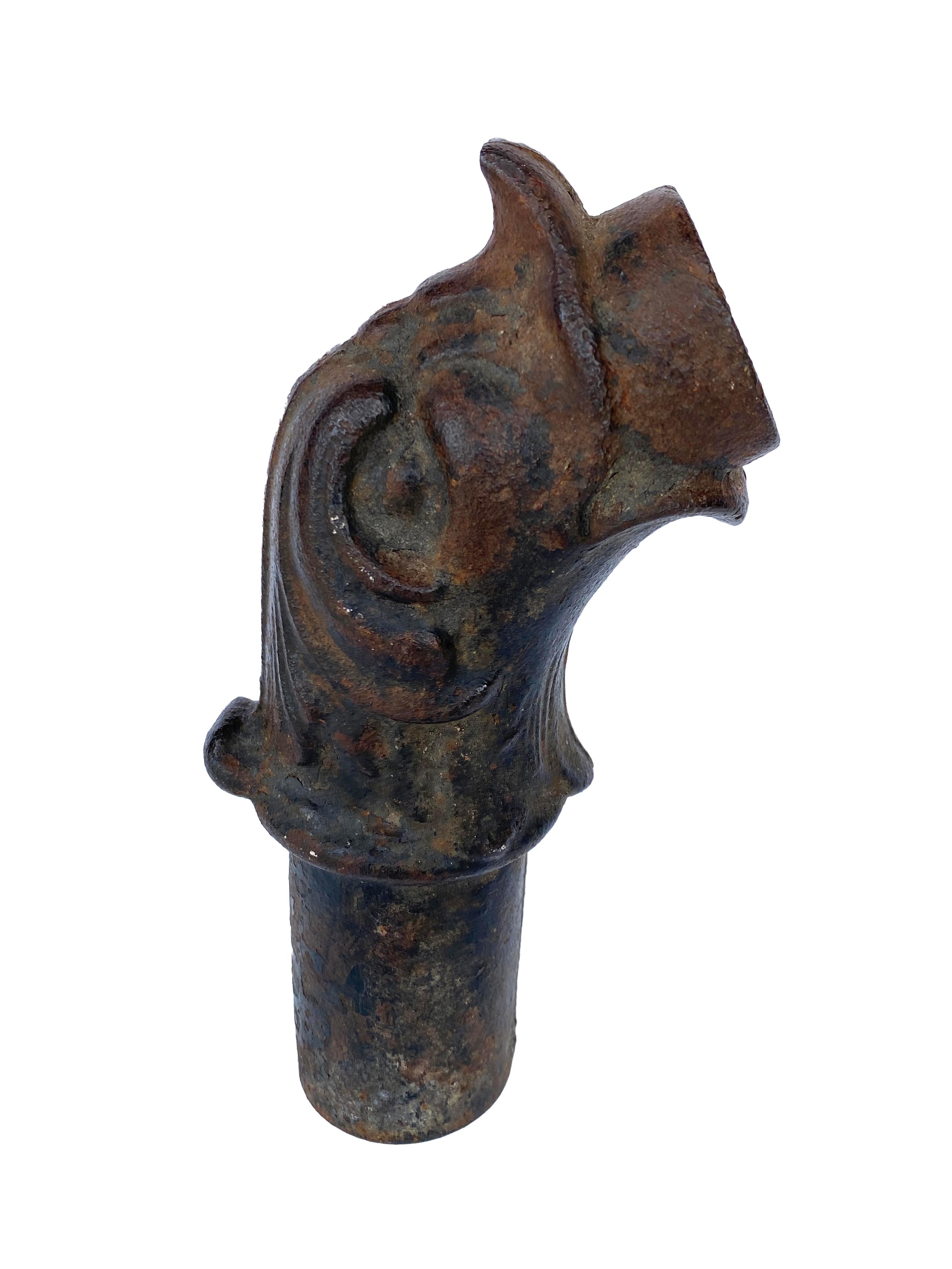 Iron Duck Shaped Water Fountain Spout In Good Condition For Sale In Scottsdale, AZ