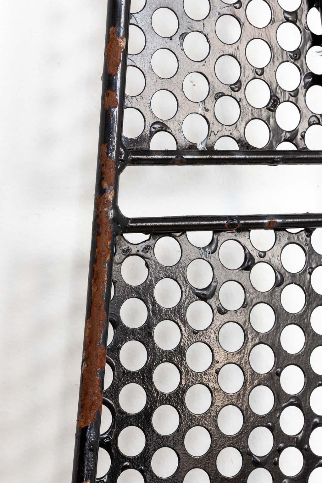 7 Foot Eiffel Tower Décor Piece used as Garden Trellis. One of a kind, Custom made for a Florida designer between the 1950s- 1970s. Was first used indoors in a Paris themed Great Room and them moved out to the garden in the 1990s. It is made of