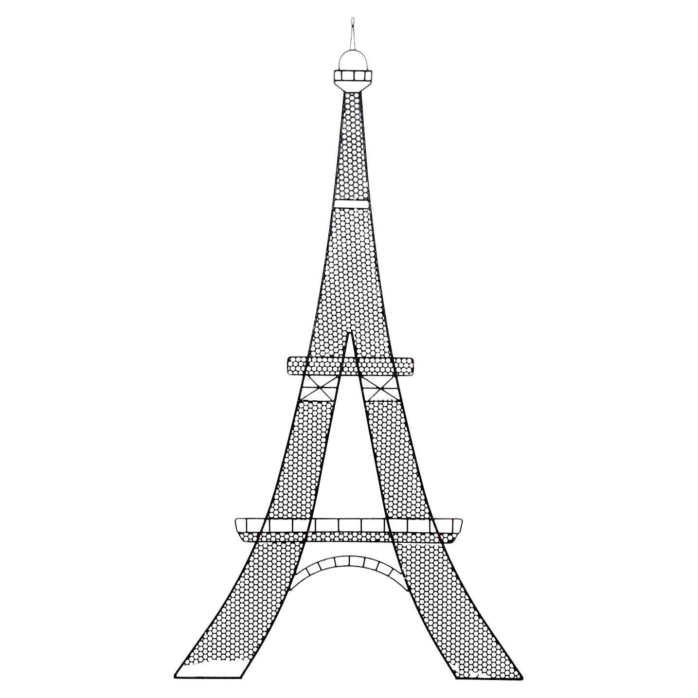 Iron Eiffel Tower Garden Trellis