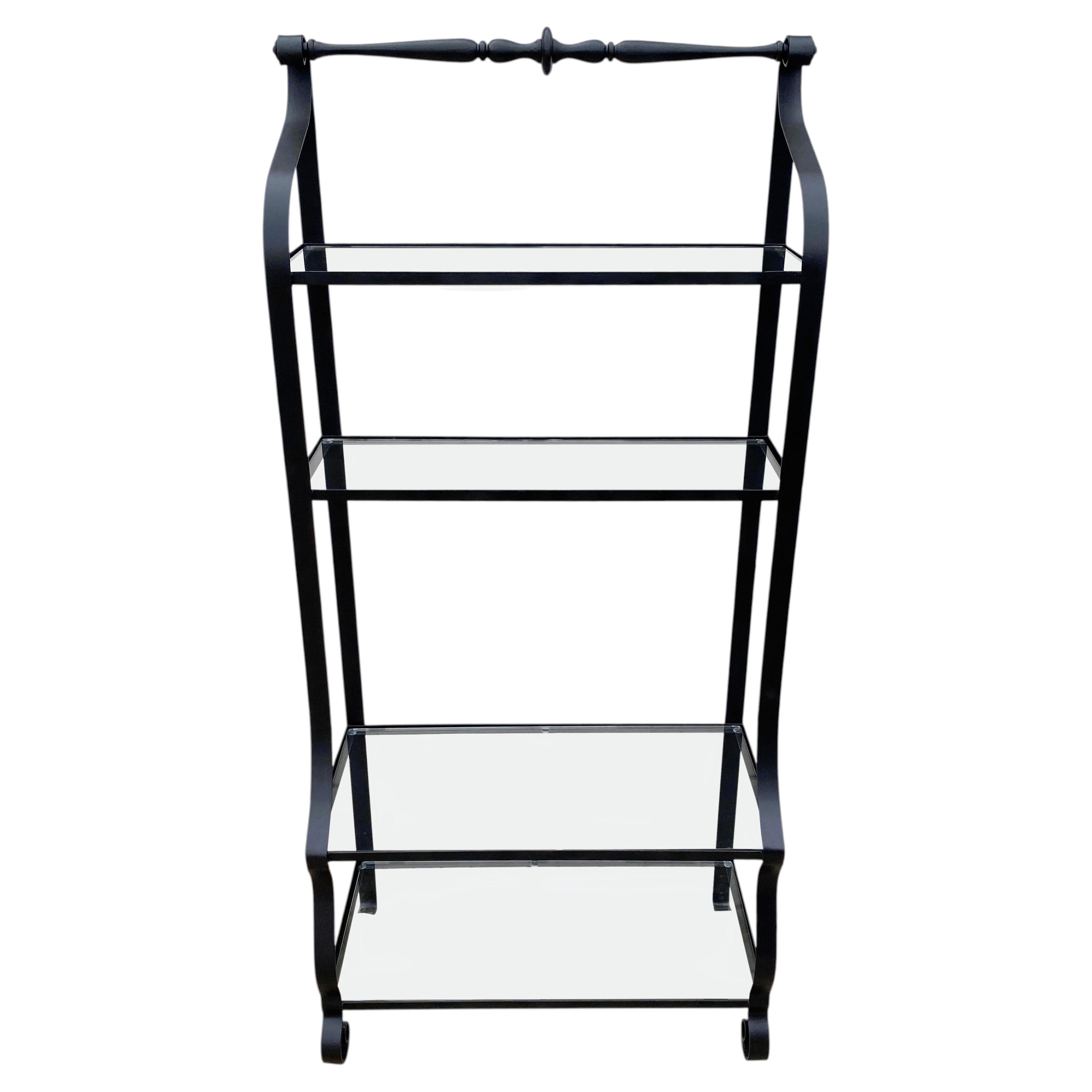 Iron Etagere or Baker's Rack For Sale