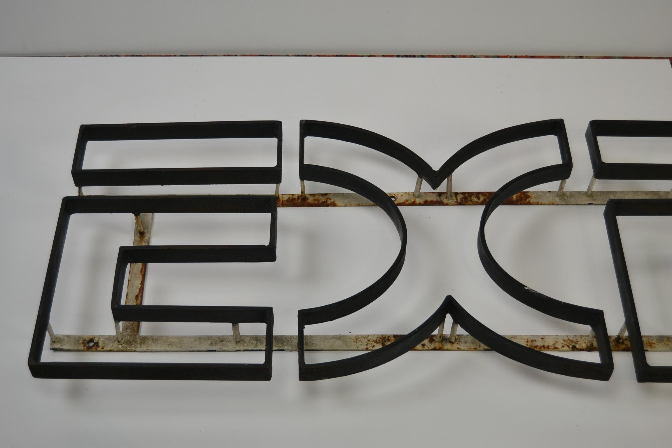 Iron EXPO Sign, 1950s, Belgium 8