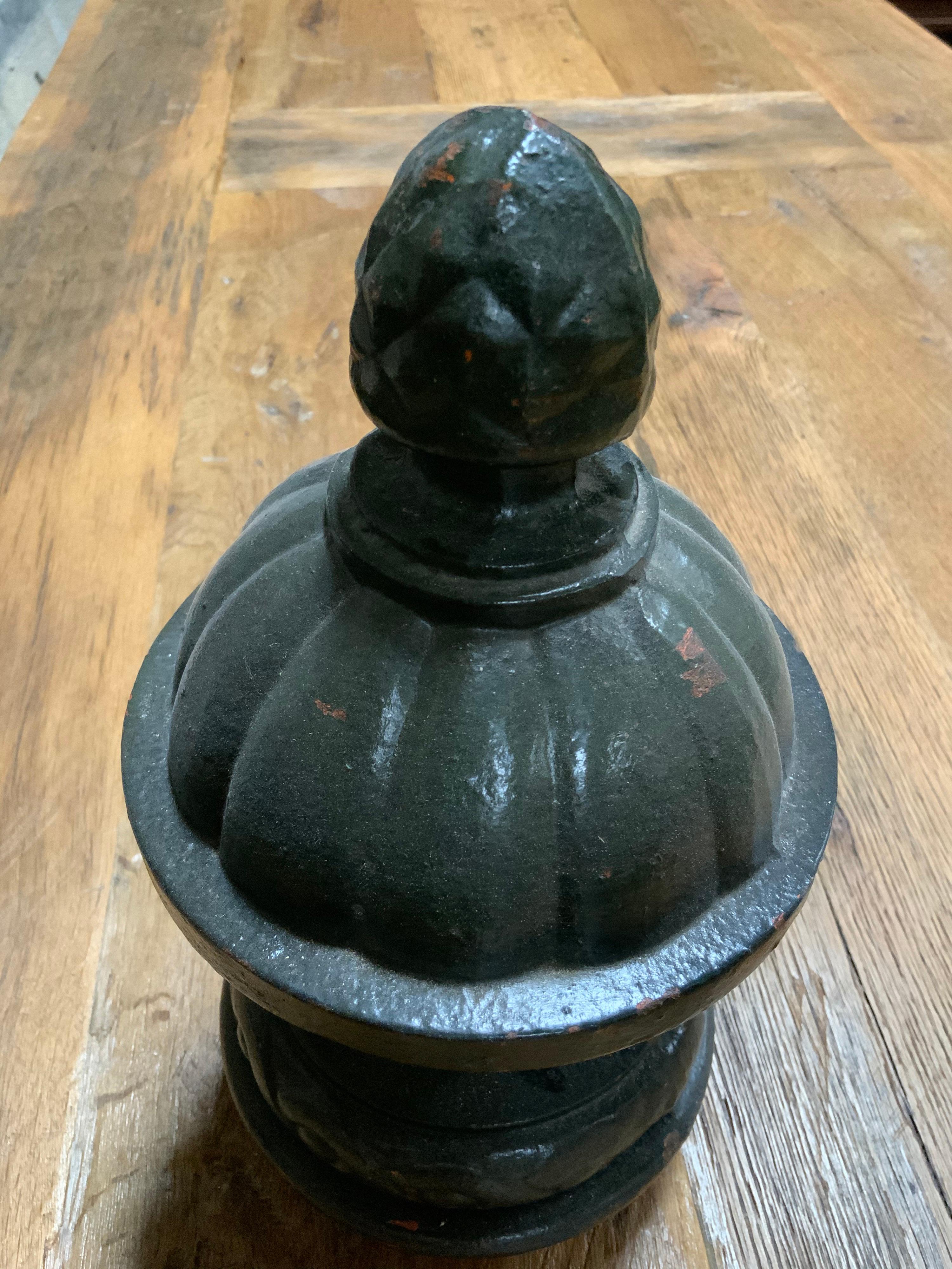 19th Century Iron Finial from France For Sale 1