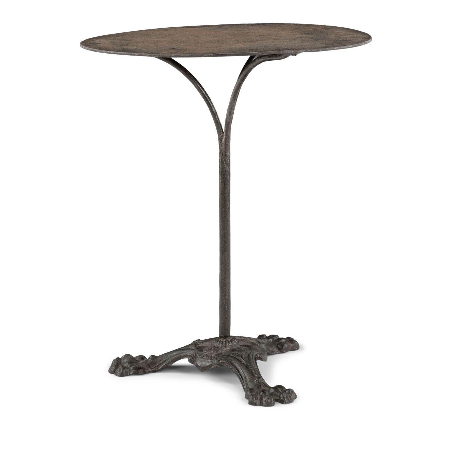 French Provincial Iron French Bistro Table For Sale