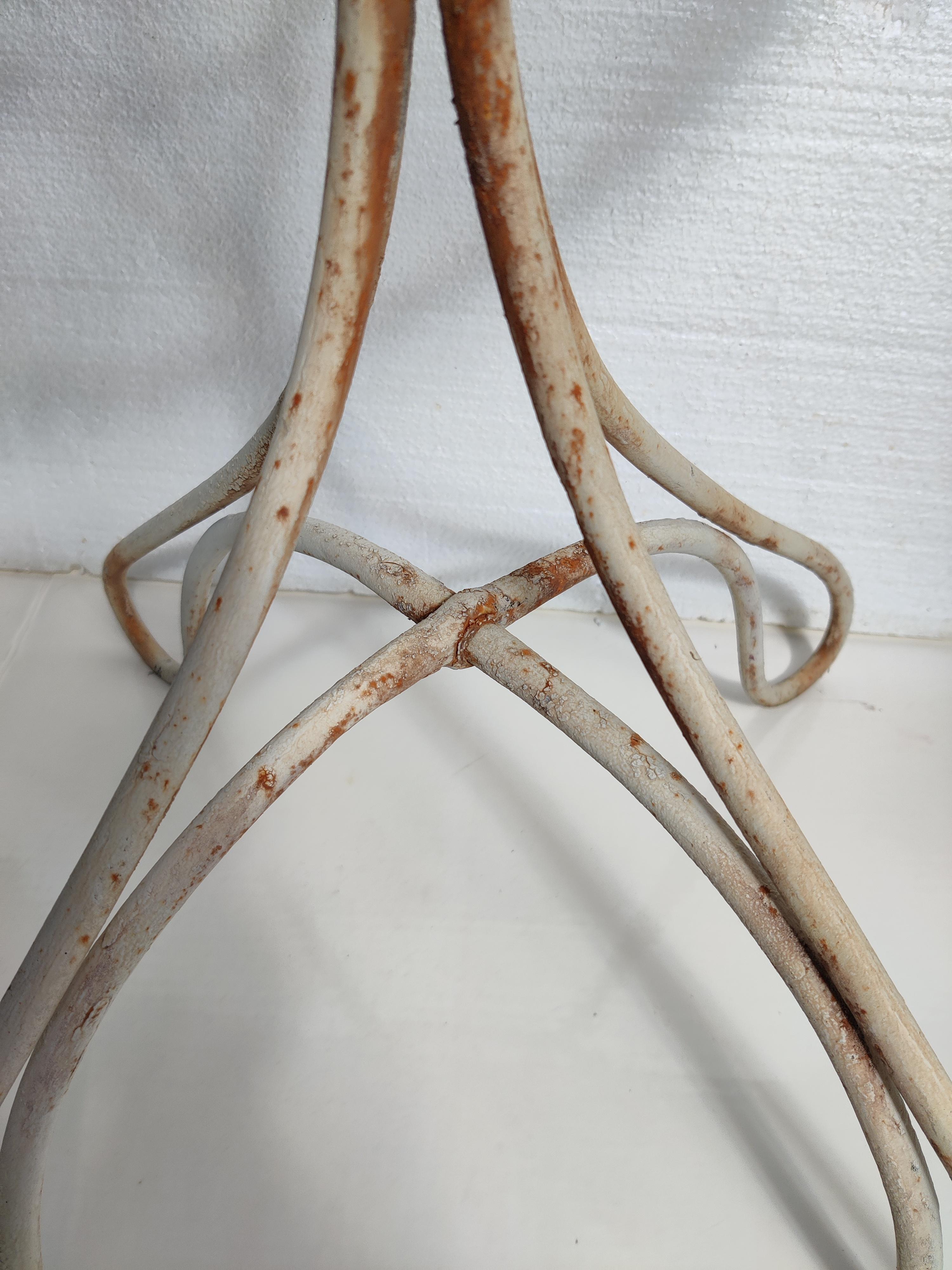 20th Century Iron French Bistro Table For Sale