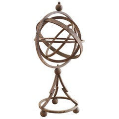 Iron Garden Armillary Sphere or Globe