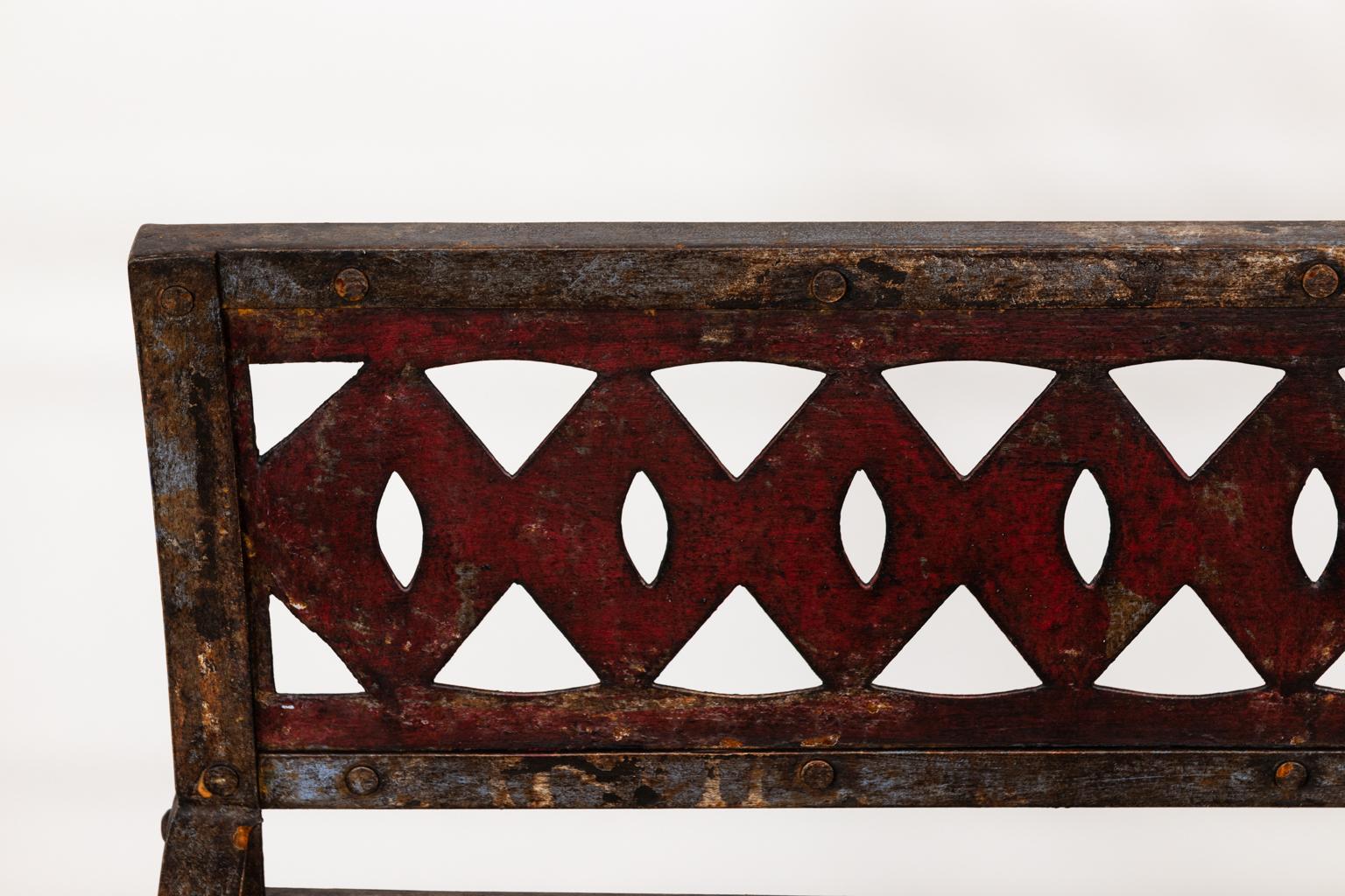 20th Century Iron Garden Bench