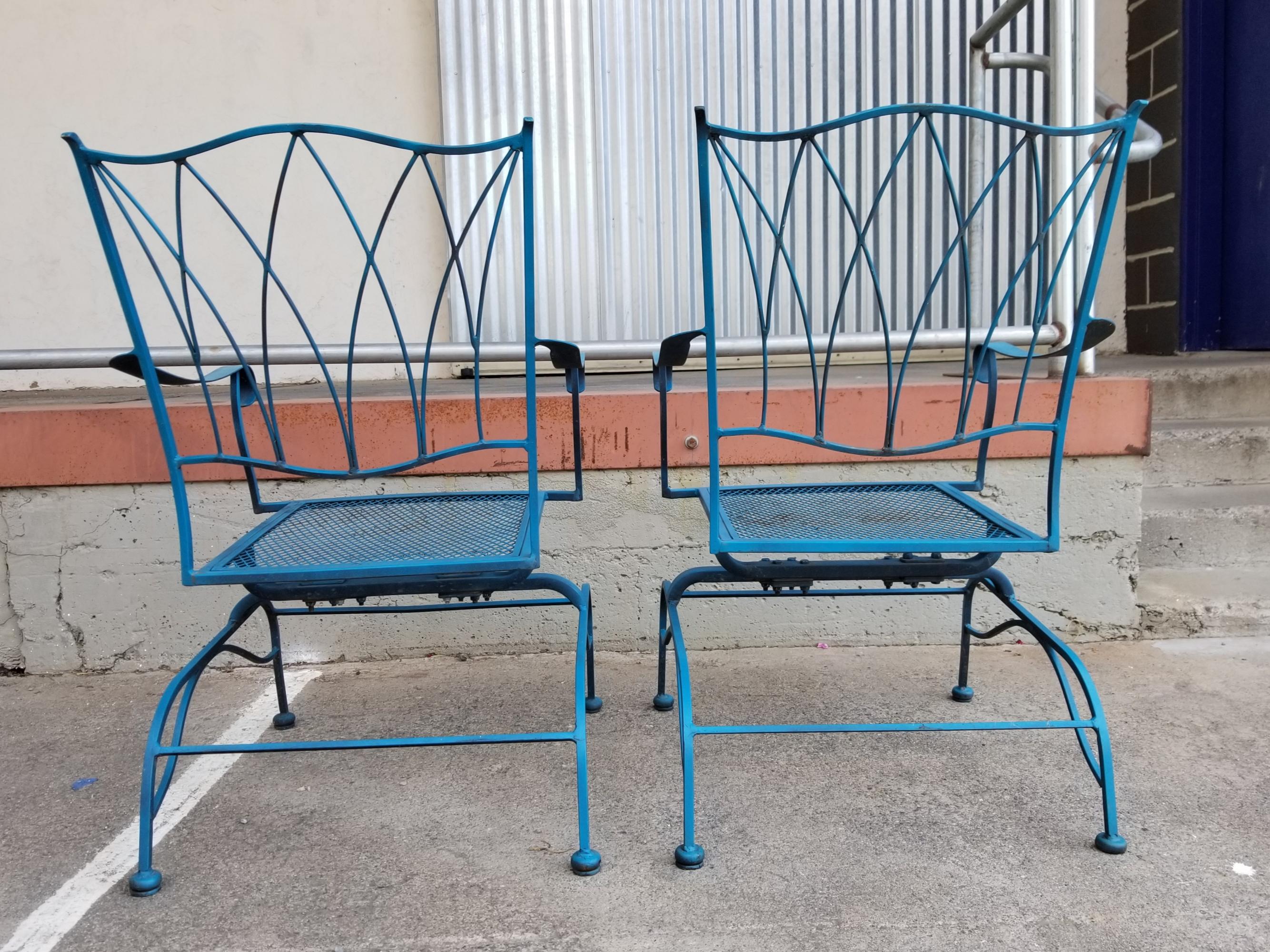 Iron Garden Chairs Glider / Rocker 1